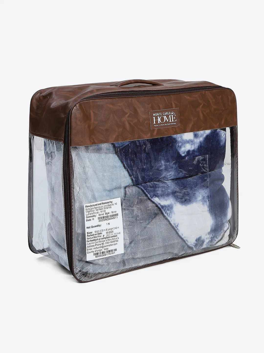 Printed Double Bed Blanket 1 Ply, 550 GSM, 2.9 kg (Roman) - Image 8