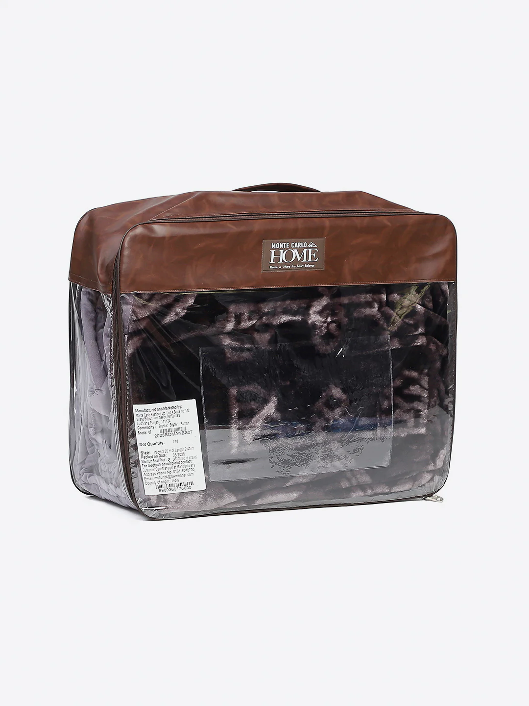Printed Double Bed Blanket 1 Ply, 550 GSM, 2.9 kg (Roman) - Image 8
