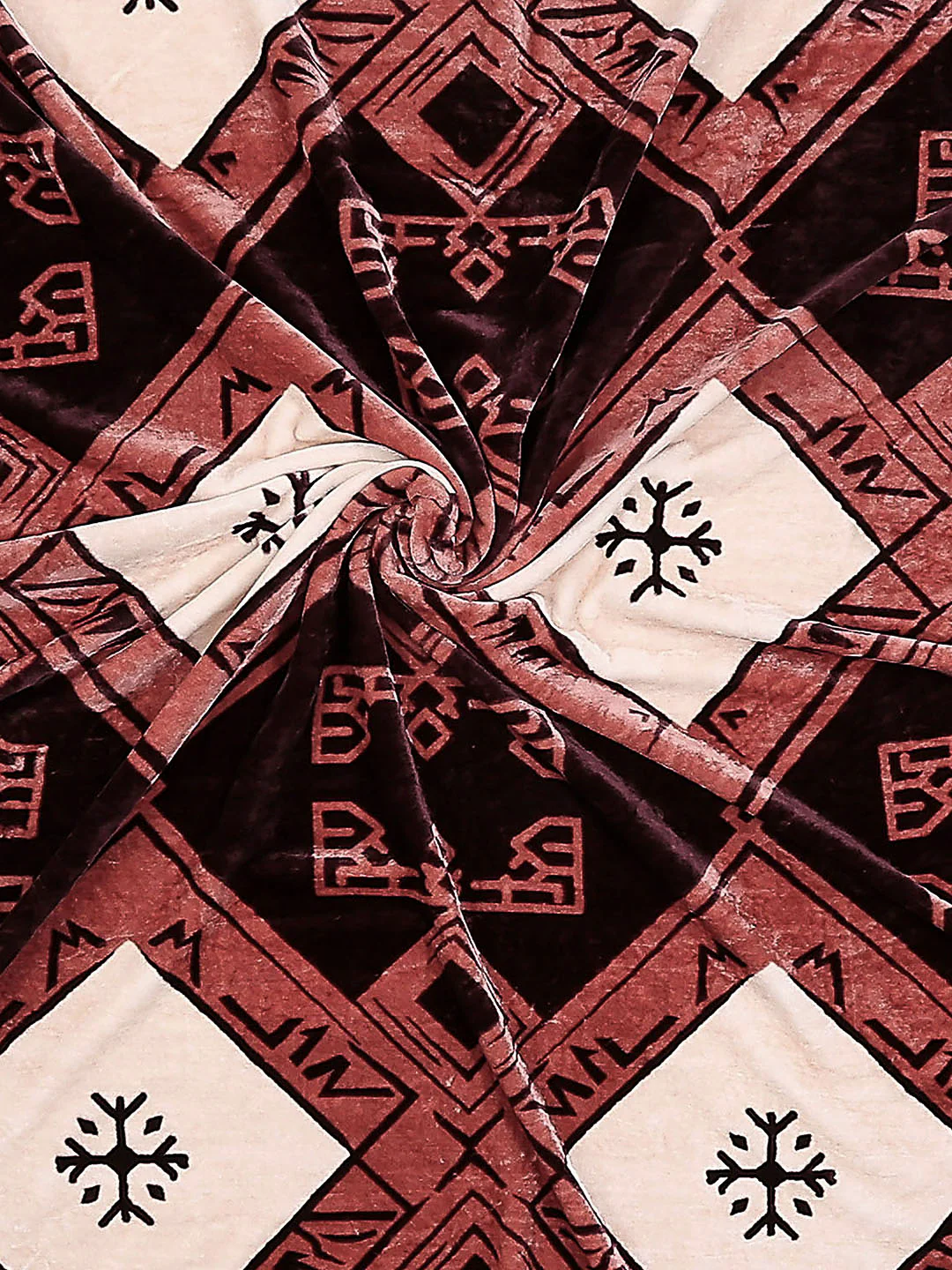 Printed Double Bed Blanket 1 Ply, 550 GSM, 2.9 kg (Roman) - Image 6