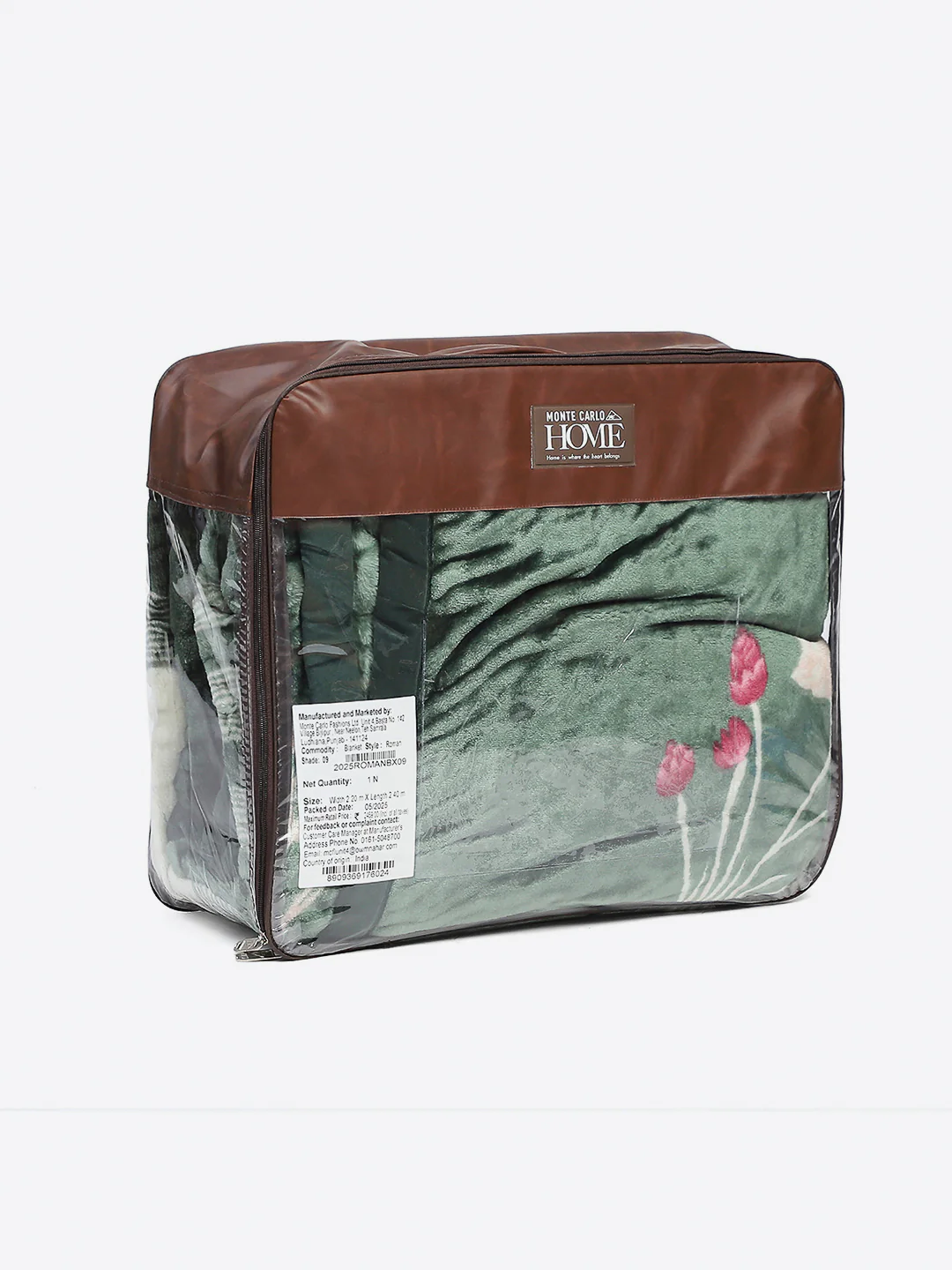 Printed Double Bed Blanket 1 Ply, 550 GSM, 2.9 kg (Roman) - Image 8