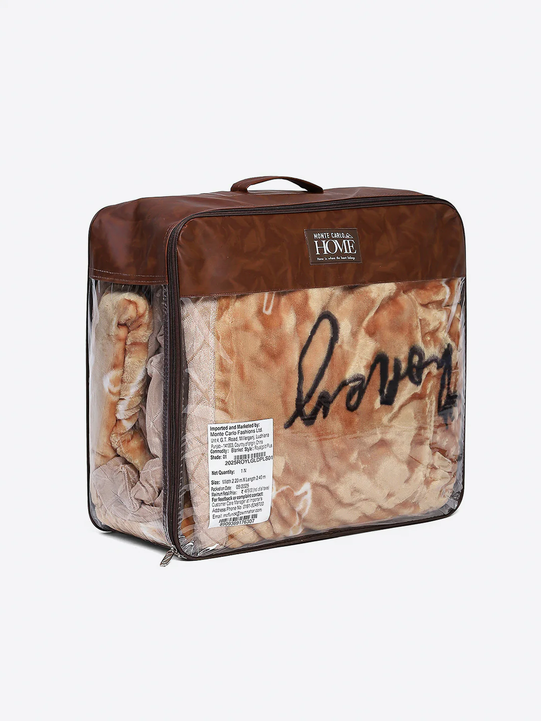 Printed Double Bed Reversible Blanket 2 Ply, 570 GSM, 3 kg (Royalgold Plus) - Image 8