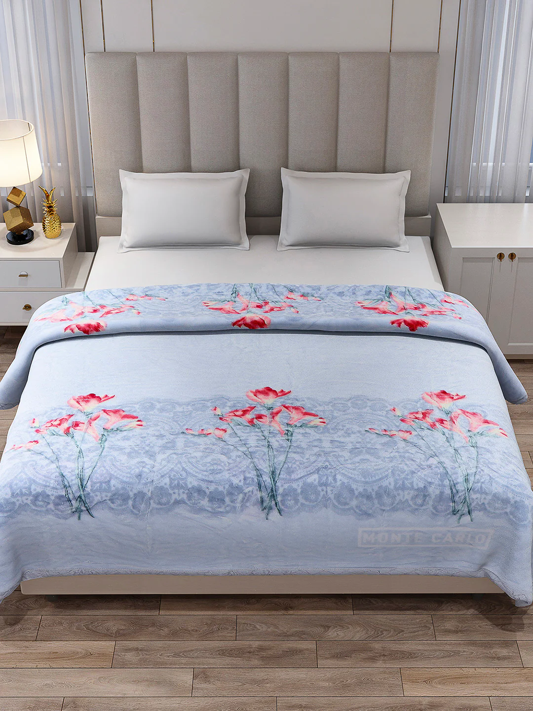 Printed Double Bed Reversible Blanket 2 Ply, 570 GSM, 3 kg (Royalgold Plus) - Image 3