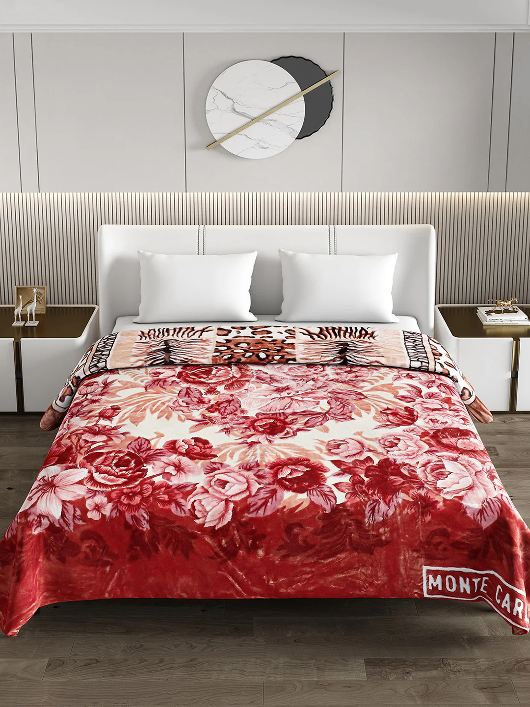 Printed Double Bed Reversible Blanket 2 Ply, 757 GSM, 4 kg (Super Star) - Image 4
