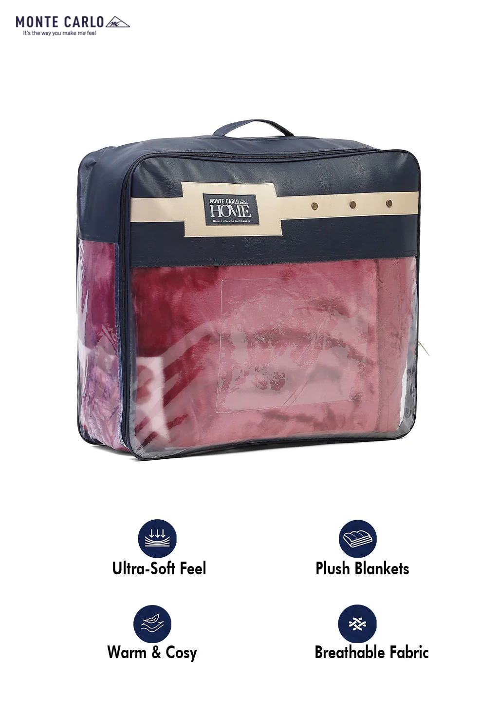 Printed Double Bed Reversible Blanket 2 Ply, 757 GSM, 4 kg (Super Star) - Image 12