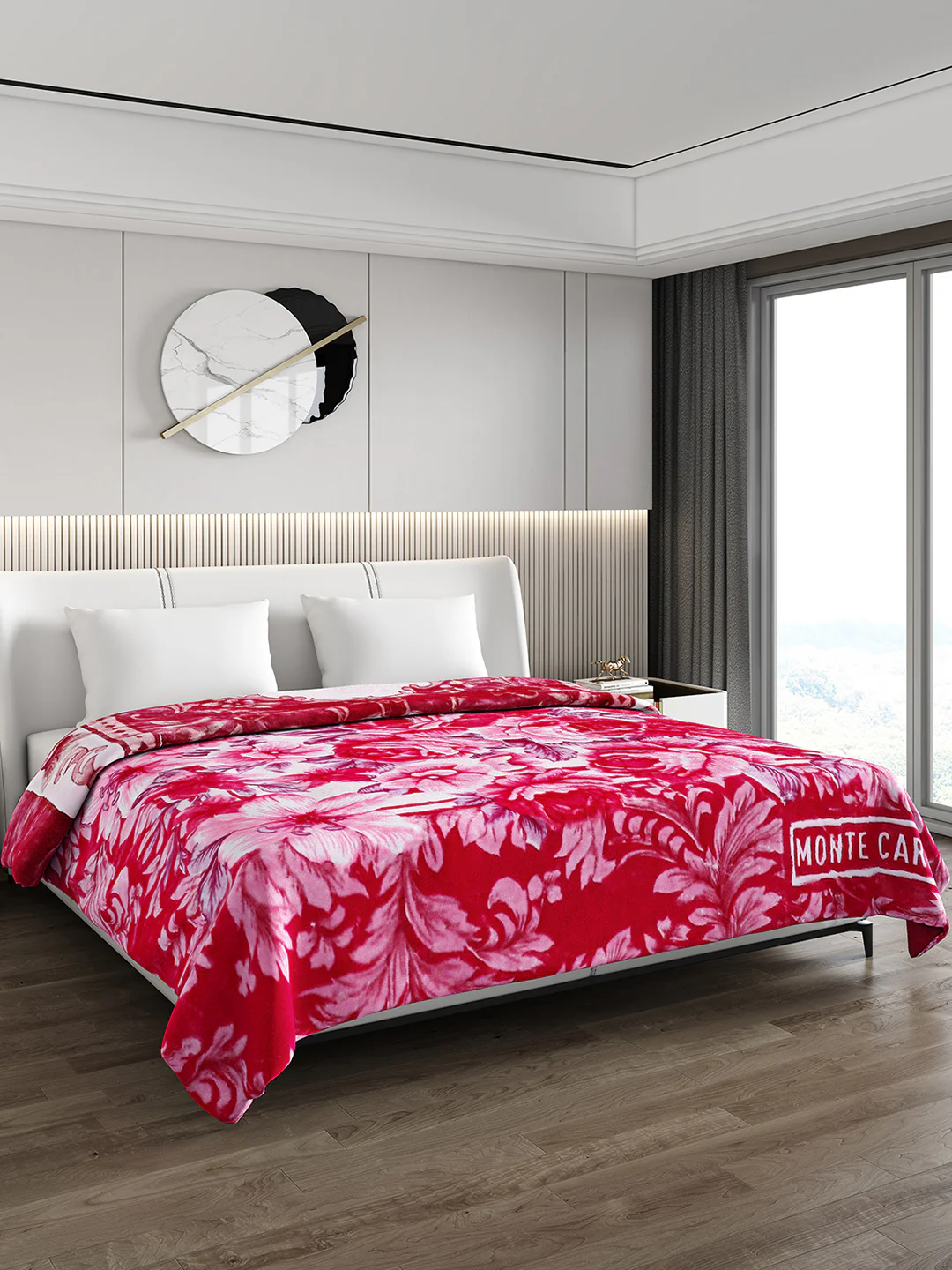 Printed Double Bed Reversible Blanket 2 Ply, 757 GSM, 4 kg (Super Star) - Image 5