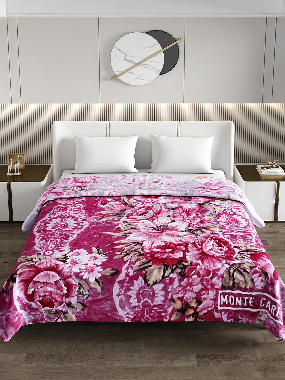 Printed Double Bed Reversible Blanket 2 Ply, 757 GSM, 4 kg (Super Star) - Image 4