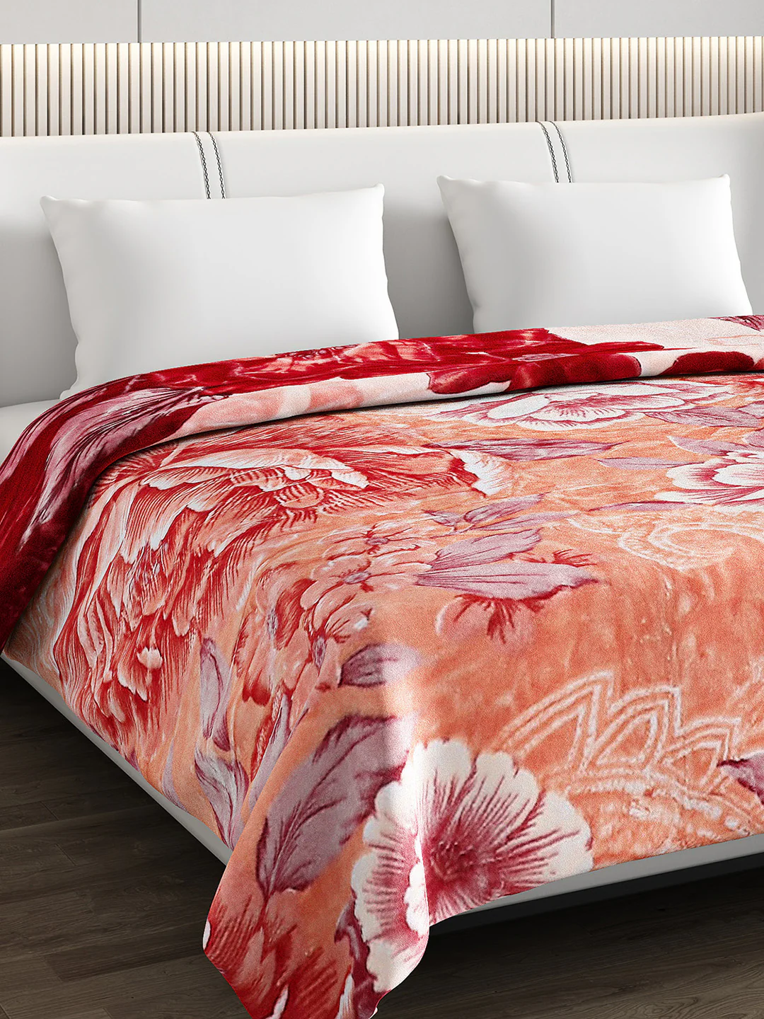 Printed Double Bed Reversible Blanket 2 Ply, 757 GSM, 4 kg (Super Star) - Image 6