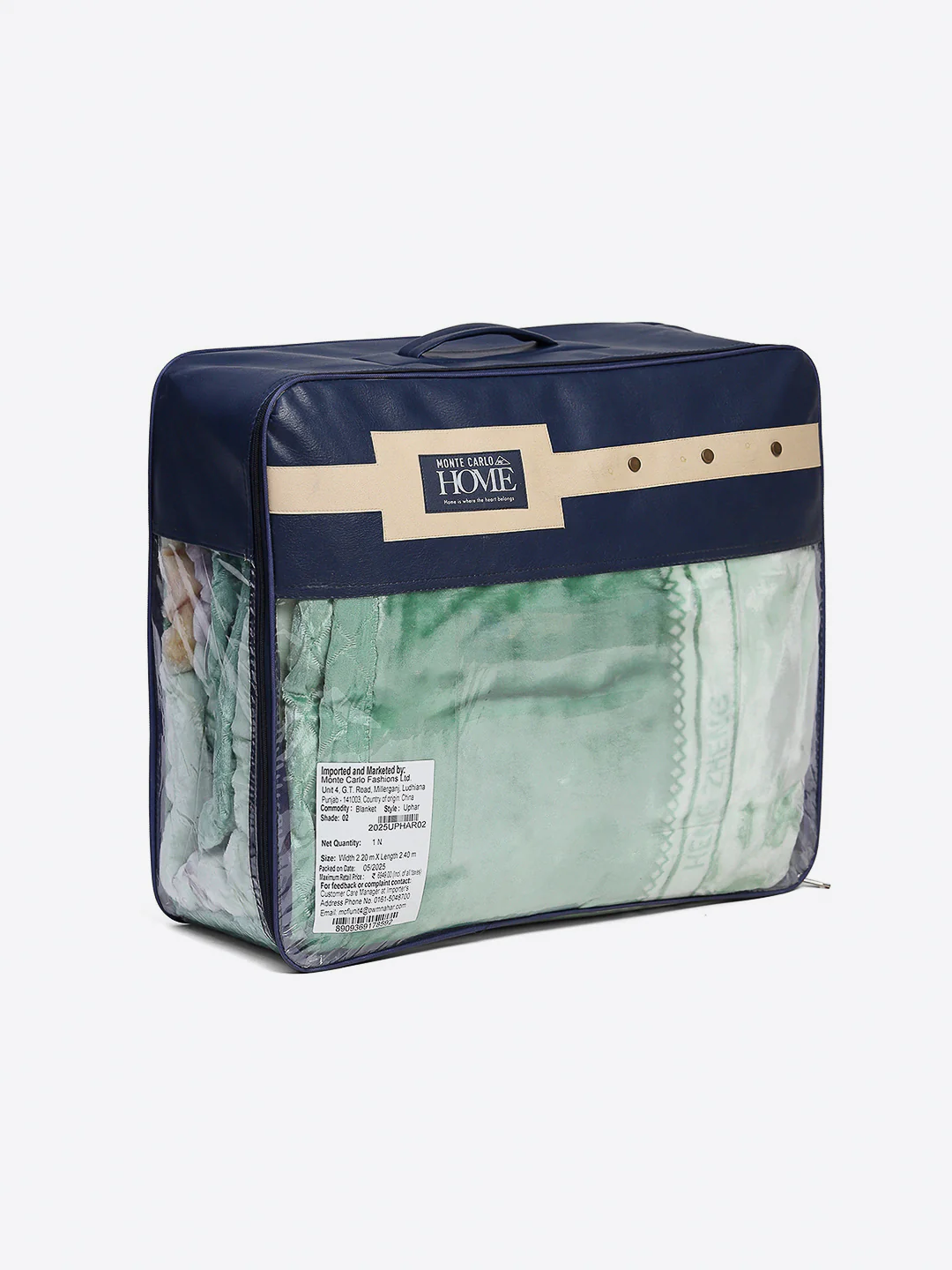 Printed Double Bed Reversible Blanket 2 Ply, 850 GSM, 4.5 kg (Uphar) - Image 8