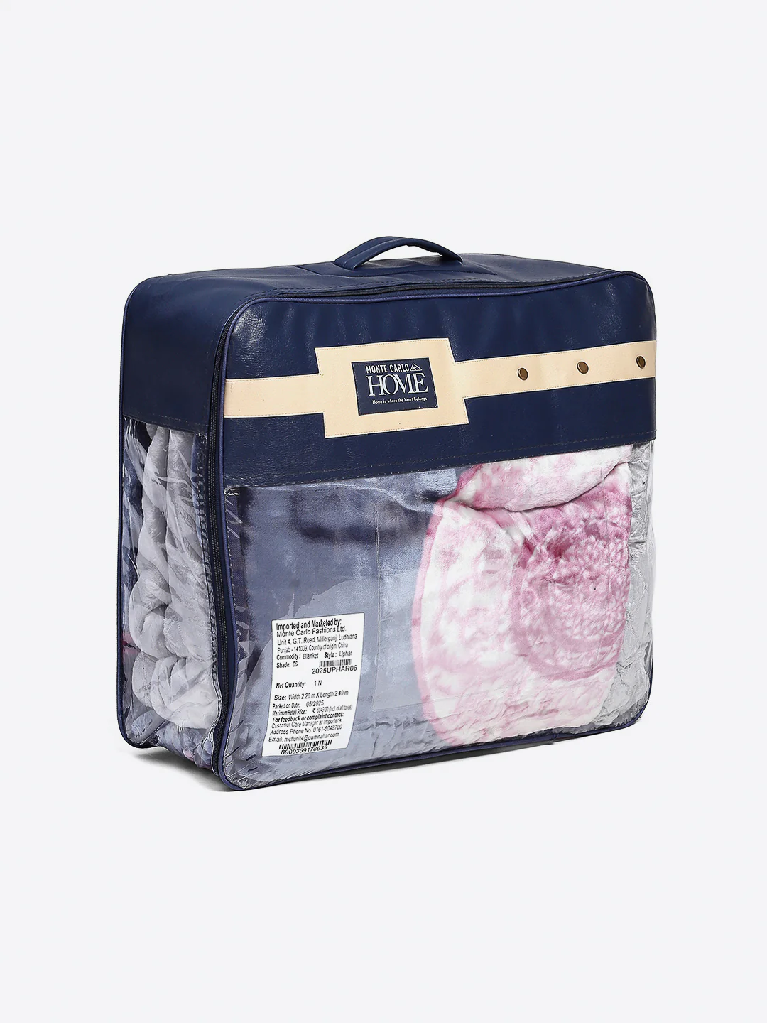 Printed Double Bed Reversible Blanket 2 Ply, 850 GSM, 4.5 kg (Uphar) - Image 8