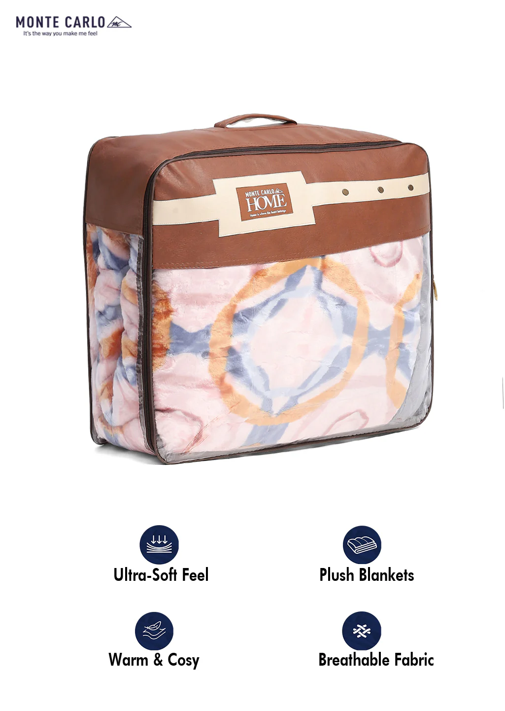 Printed Double Bed Reversible Blanket 2 Ply, 853 GSM, 4.5 kg (Tohfa) - Image 12