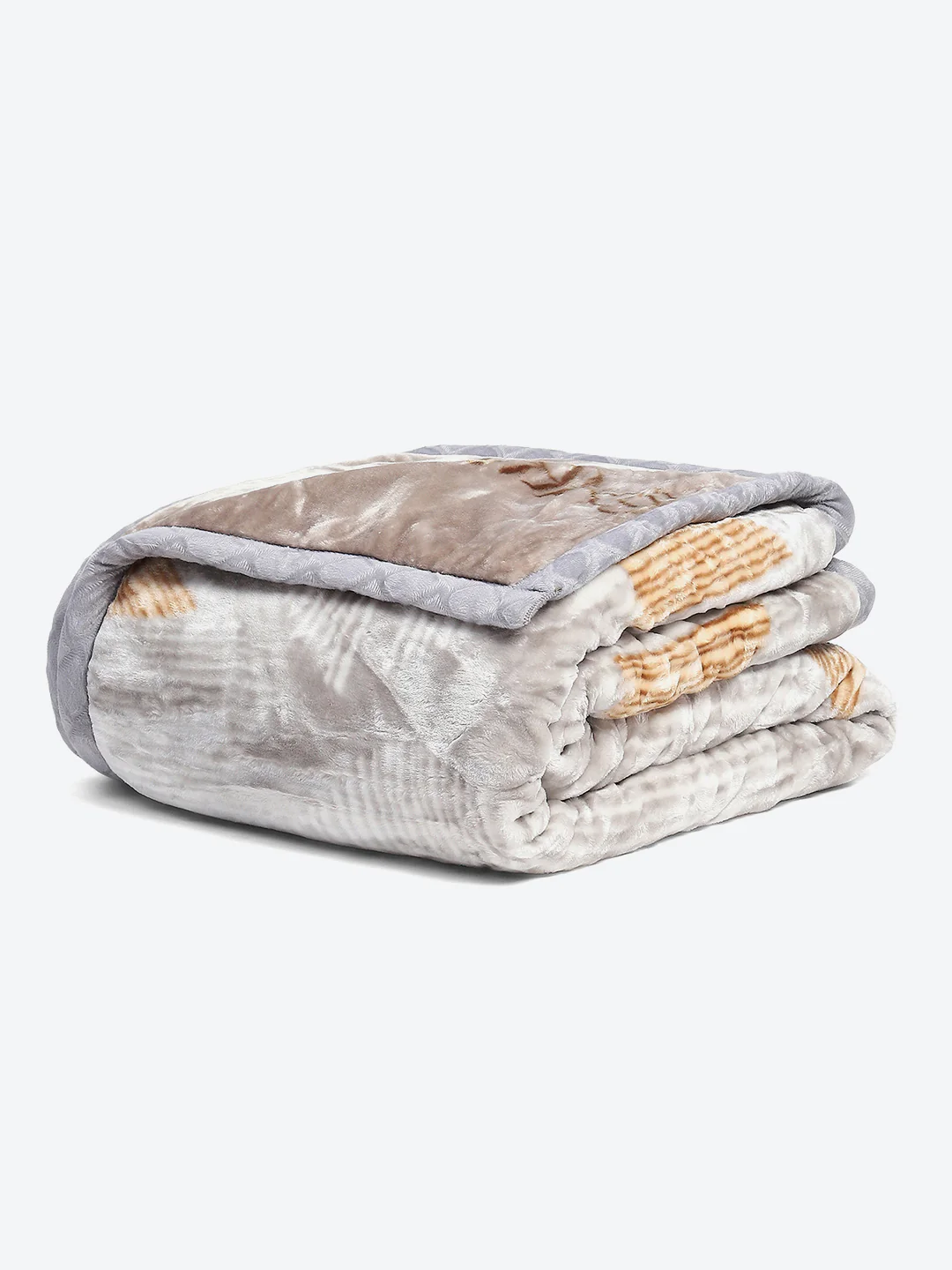 Printed Double Bed Reversible Blanket 2 Ply, 853 GSM, 4.5 kg (Tohfa) - Image 7
