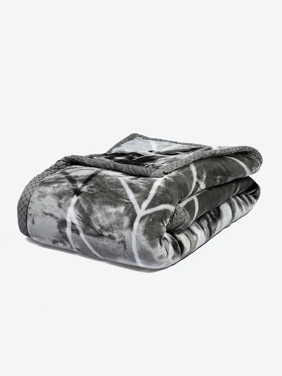Printed Double Bed Reversible Blanket 2 Ply, 871 GSM, 4.6 kg (Moonvalley) - Image 5