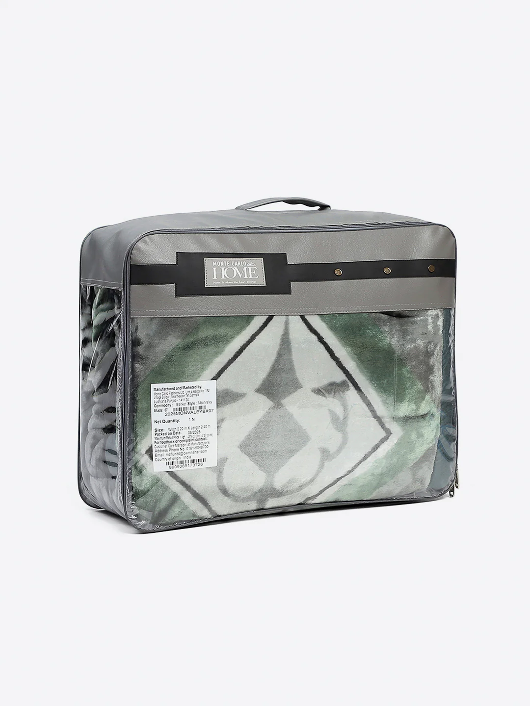 Printed Double Bed Reversible Blanket 2 Ply, 872 GSM, 4.6 kg (Moonvalley) - Image 8
