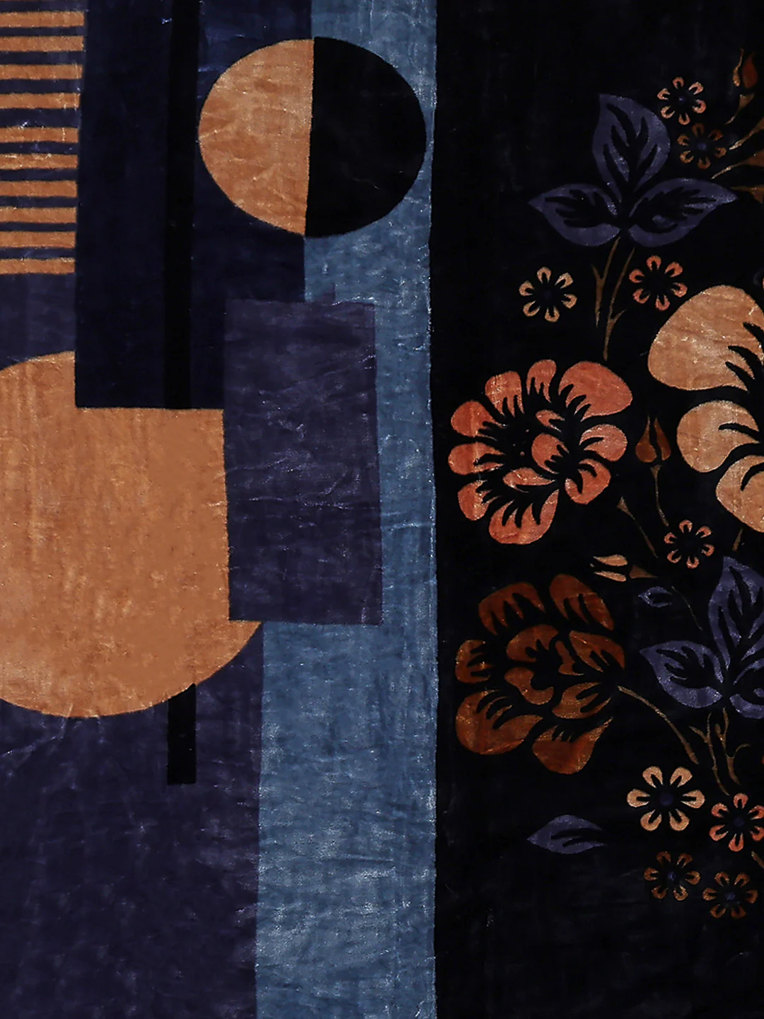 Printed Double Bed Reversible Blanket 2 Ply, 872 GSM, 4.6 kg (Moonvalley) - Image 5