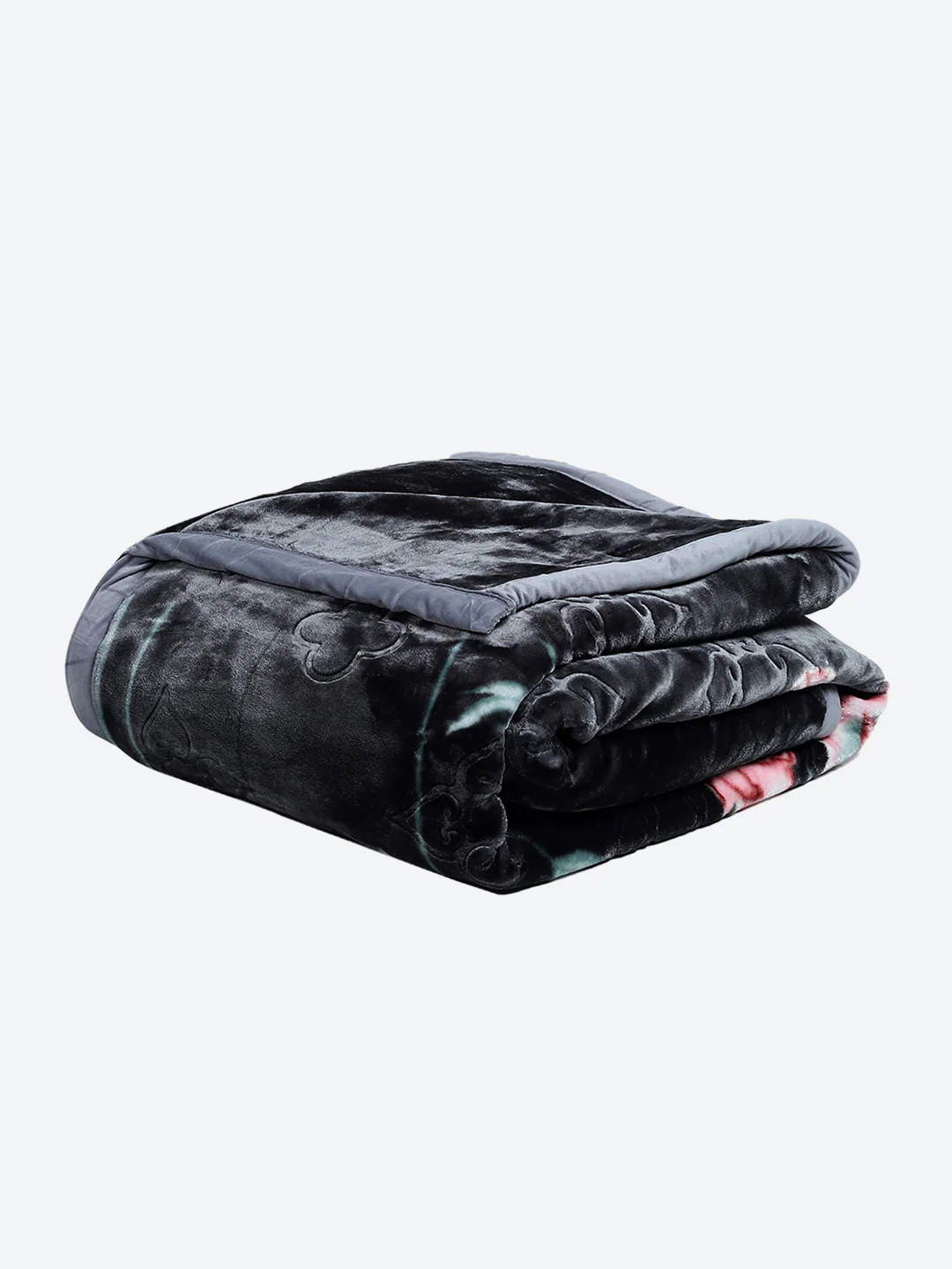 Printed Double Bed Reversible Blanket 2 Ply, 910 GSM, 4.8 kg (Vista) - Image 5