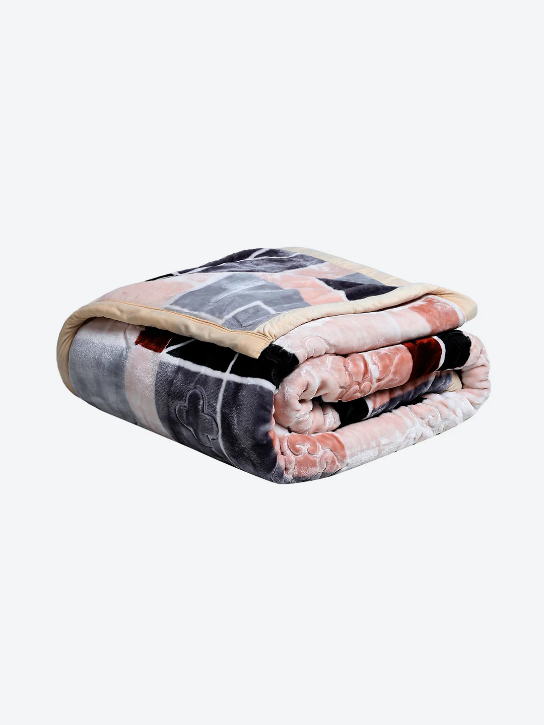 Printed Double Bed Reversible Blanket 2 Ply, 910 GSM, 4.8 kg (Vista) - Image 5