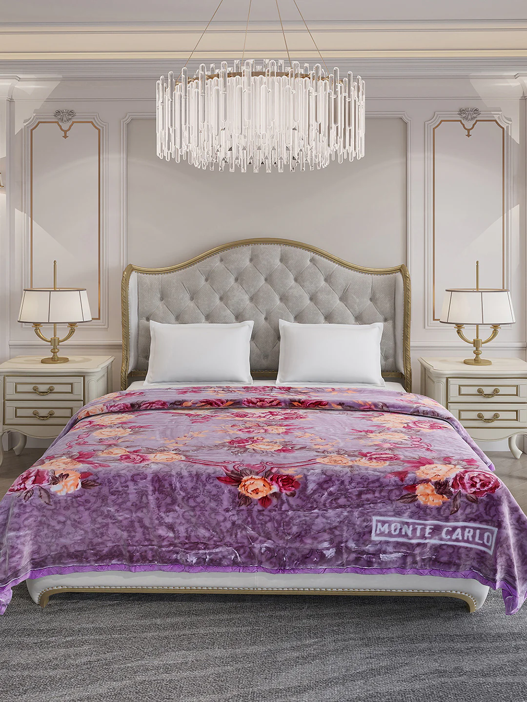 Printed Double Bed Reversible Blanket 3 Ply, 1516 GSM, 8 kg (Superimo) - Image 2