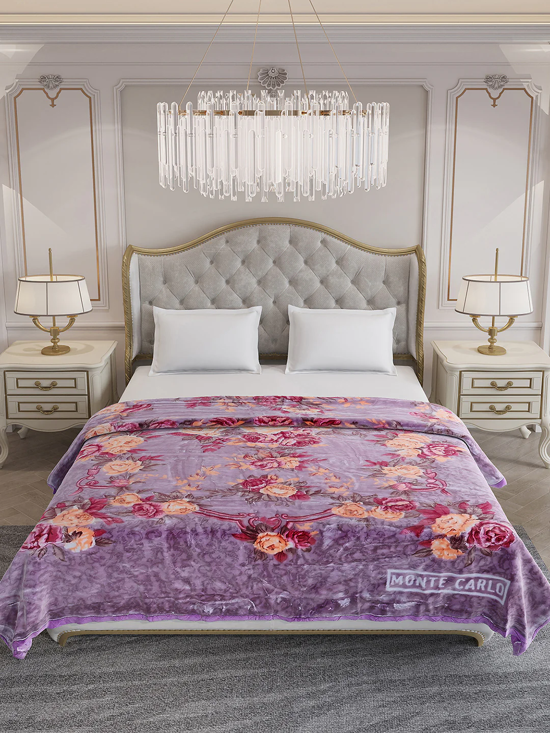 Printed Double Bed Reversible Blanket 3 Ply, 1516 GSM, 8 kg (Superimo) - Image 3