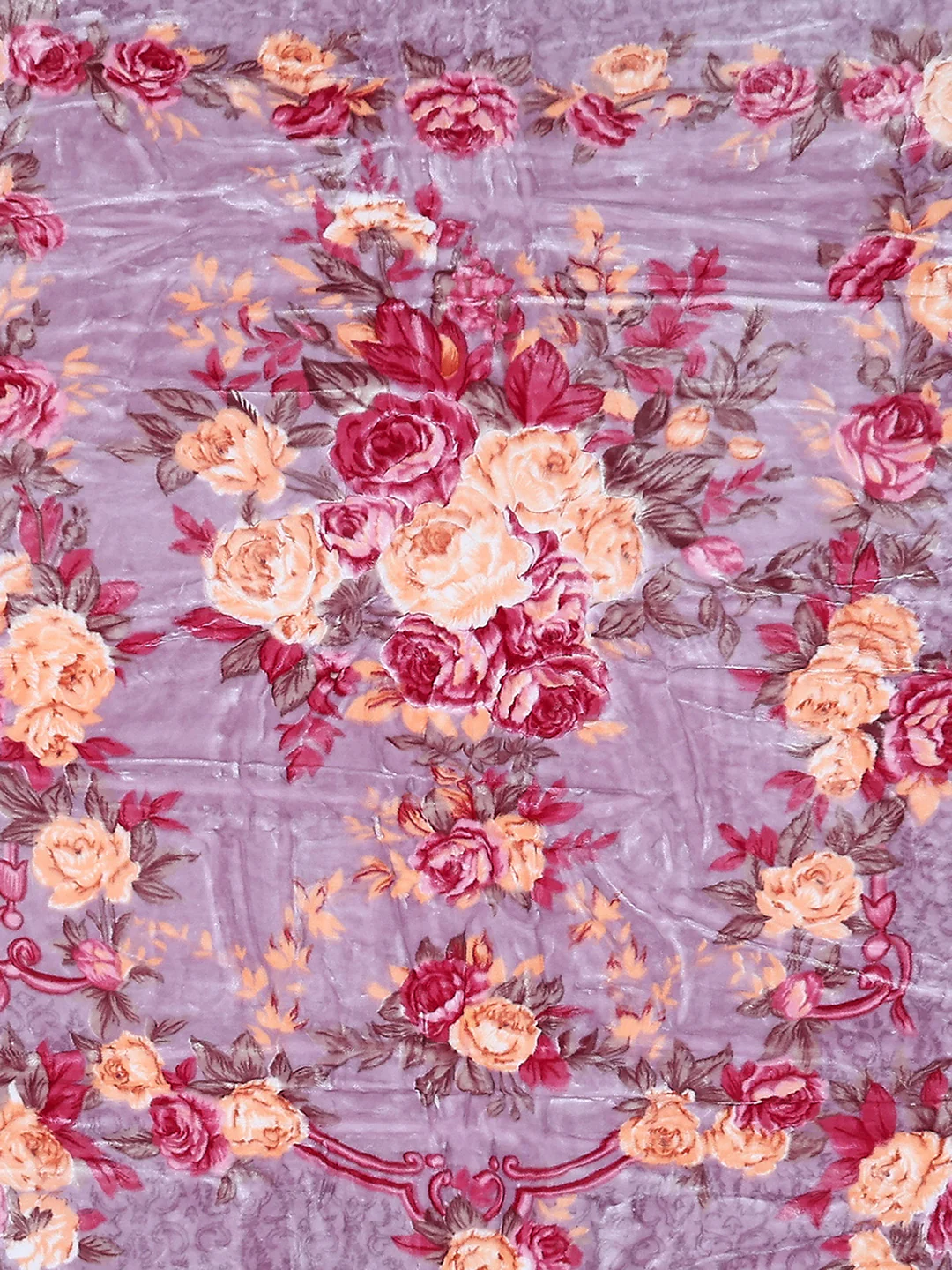 Printed Double Bed Reversible Blanket 3 Ply, 1516 GSM, 8 kg (Superimo) - Image 5
