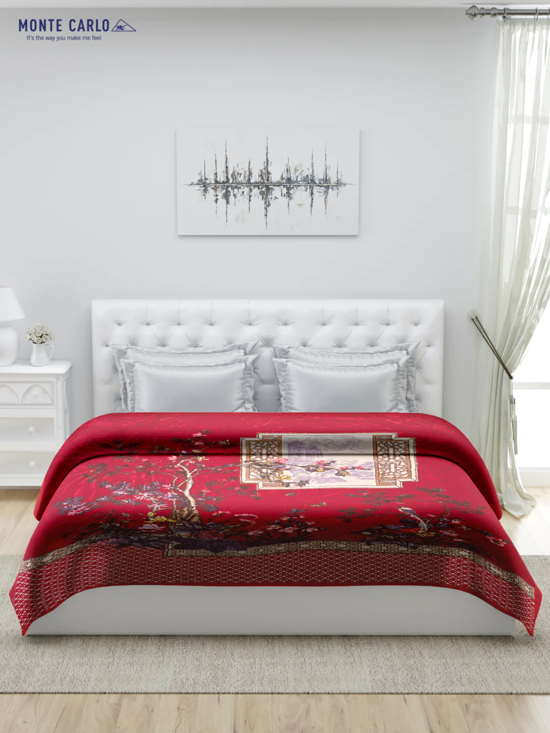 Printed Double Bed Blanket for Heavy Winter -1 Ply - Image 2