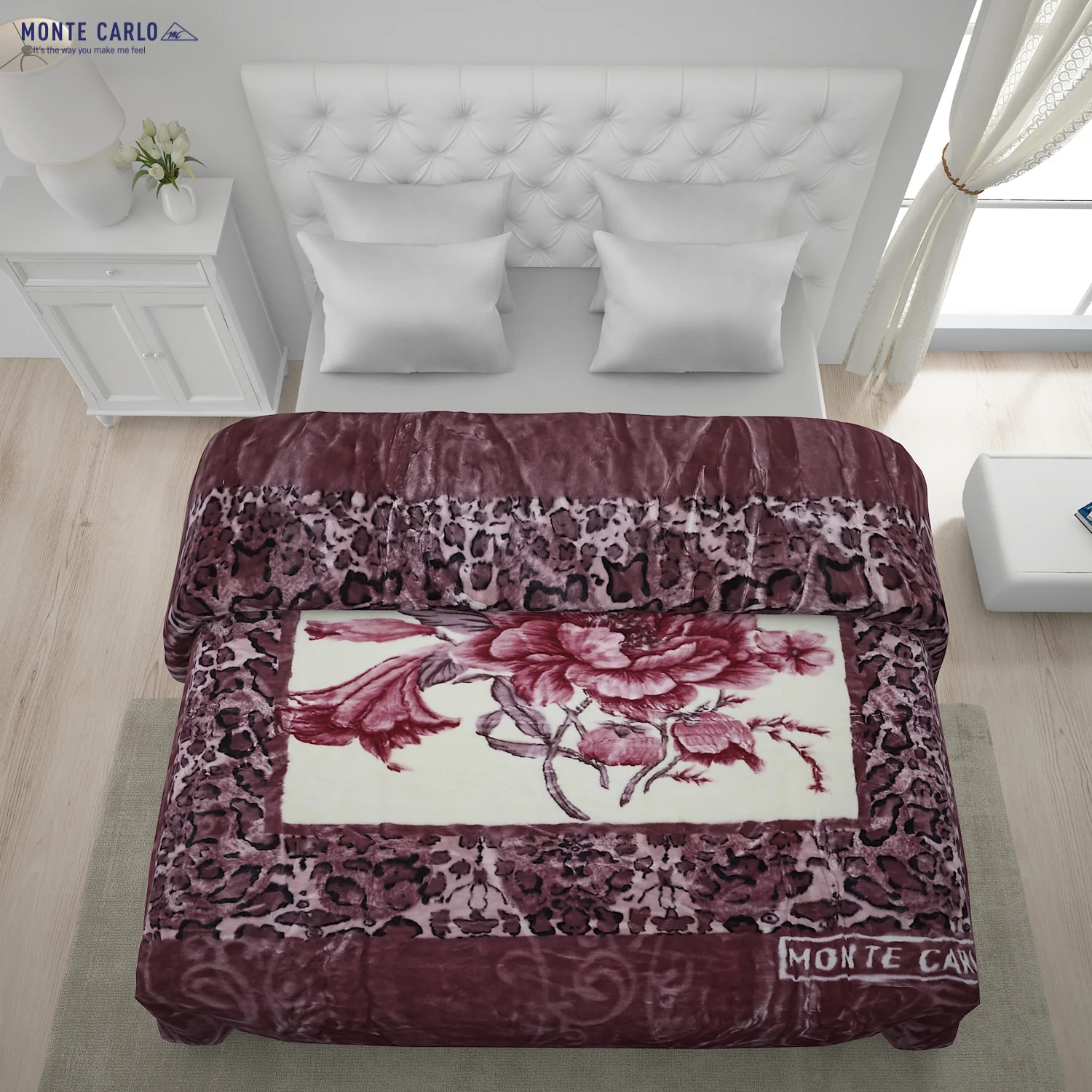 Printed Double Bed Blanket for Heavy Winter -2 Ply - Image 3