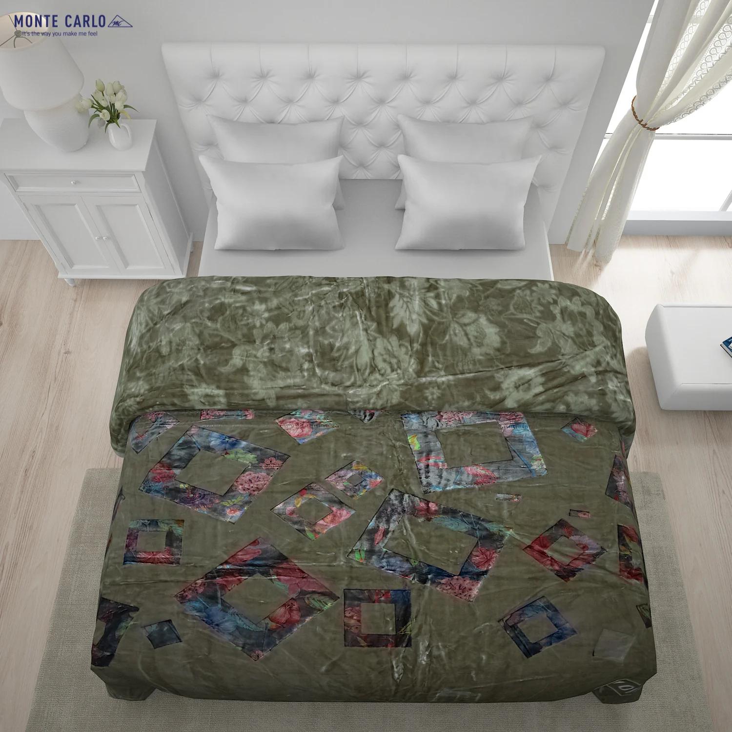 Printed Double Bed Blanket for Heavy Winter -2 Ply - Image 4