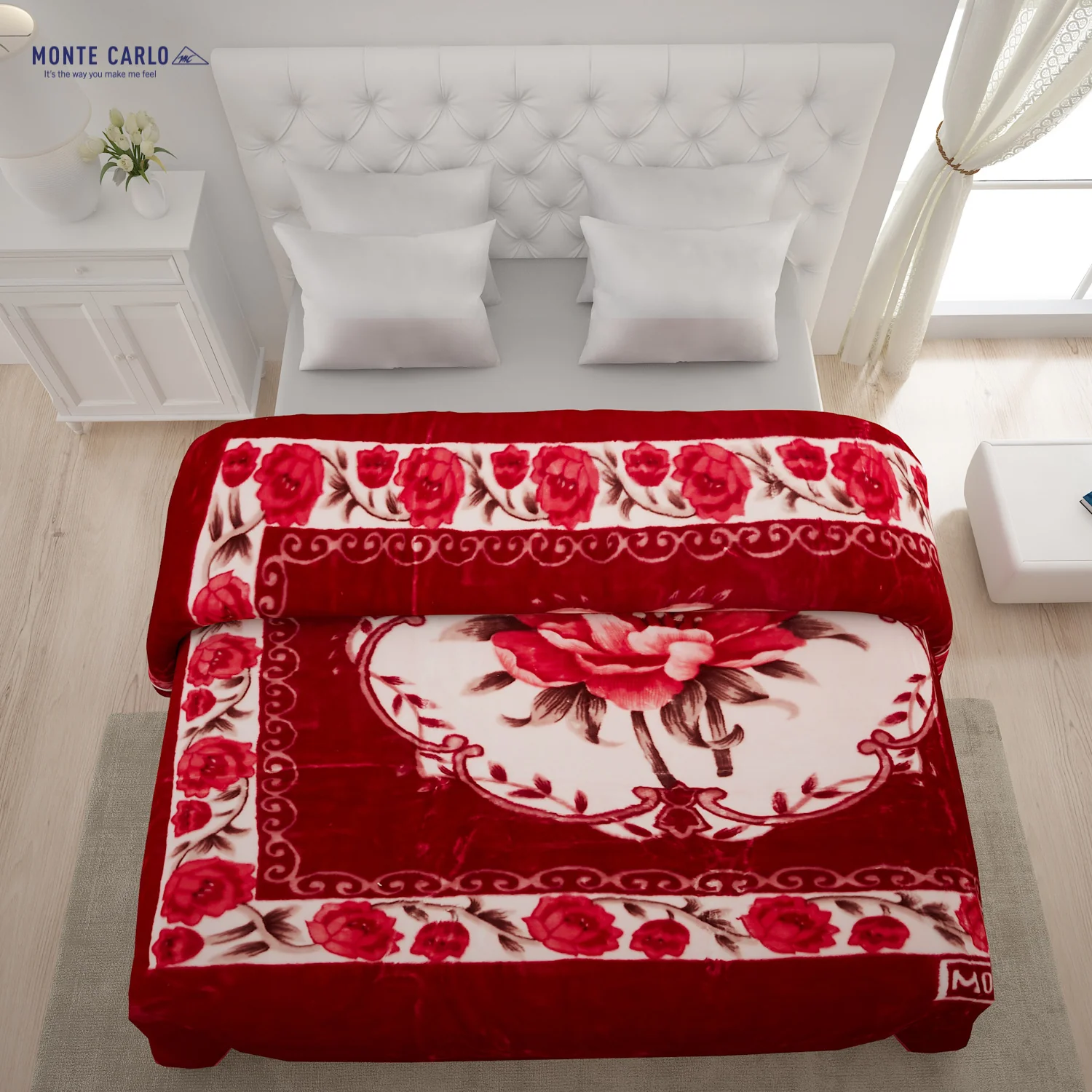 Printed Double Bed Blanket for Heavy Winter -2 Ply - Image 3