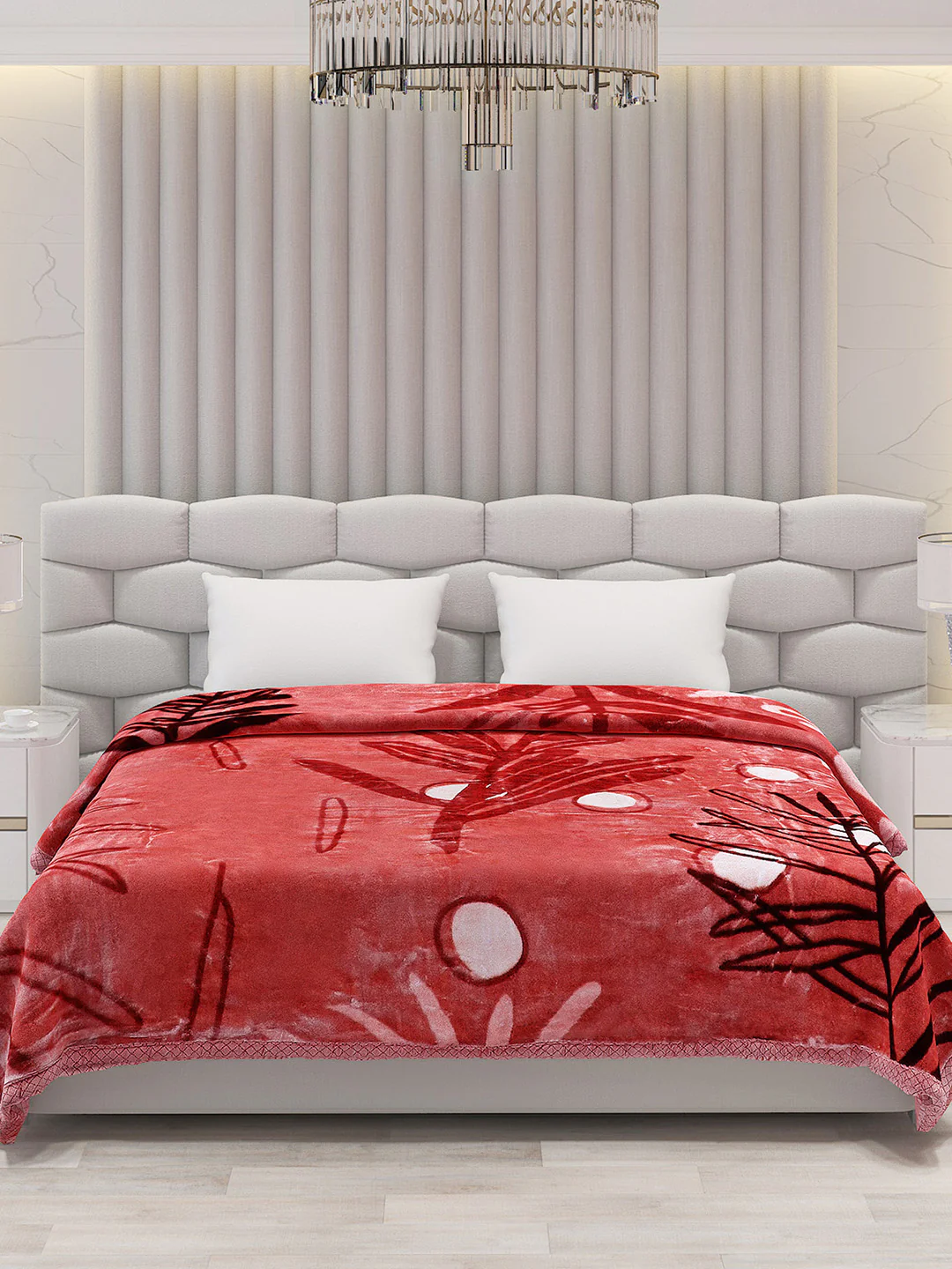 Printed Double Bed Blanket for Heavy Winter -2 Ply - Image 3