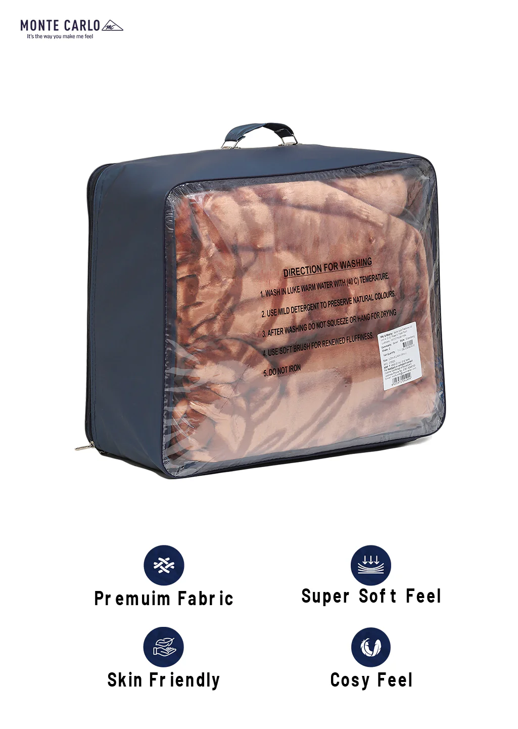Printed Double Bed Blanket for Heavy Winter -2 Ply - Image 8