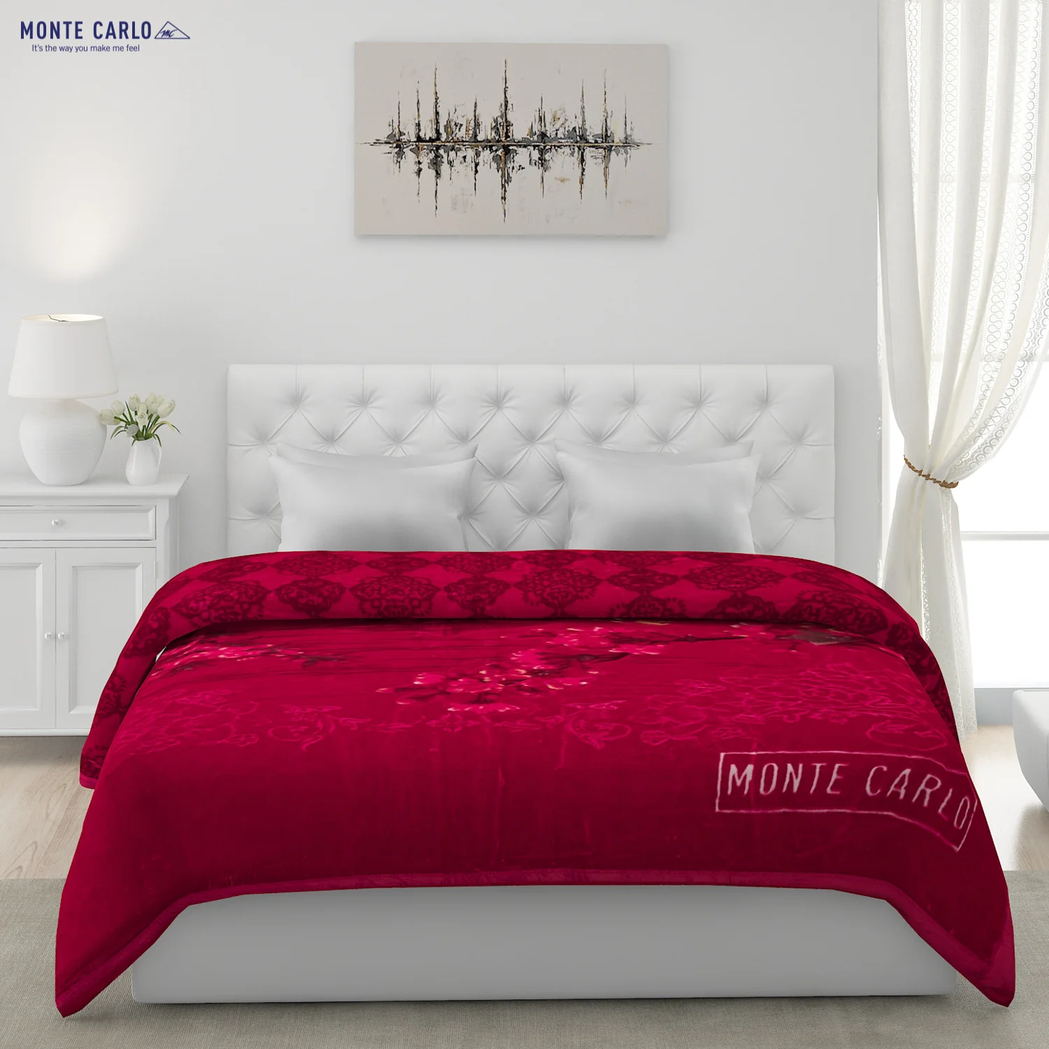 Printed Double Bed Blanket for Heavy Winter -2 Ply - Image 3