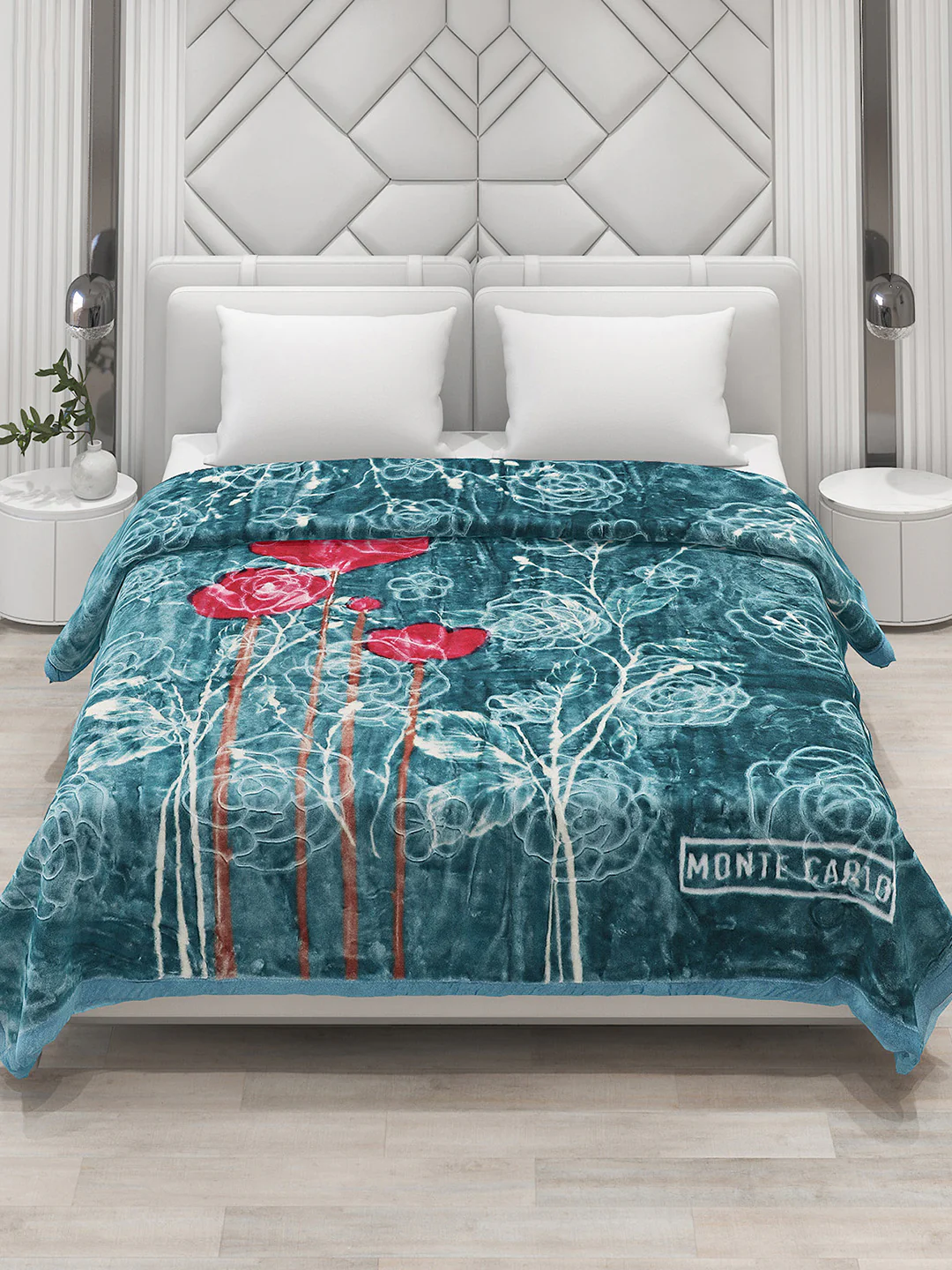 Printed Double Bed Blanket for Heavy Winter -2 Ply - Image 4