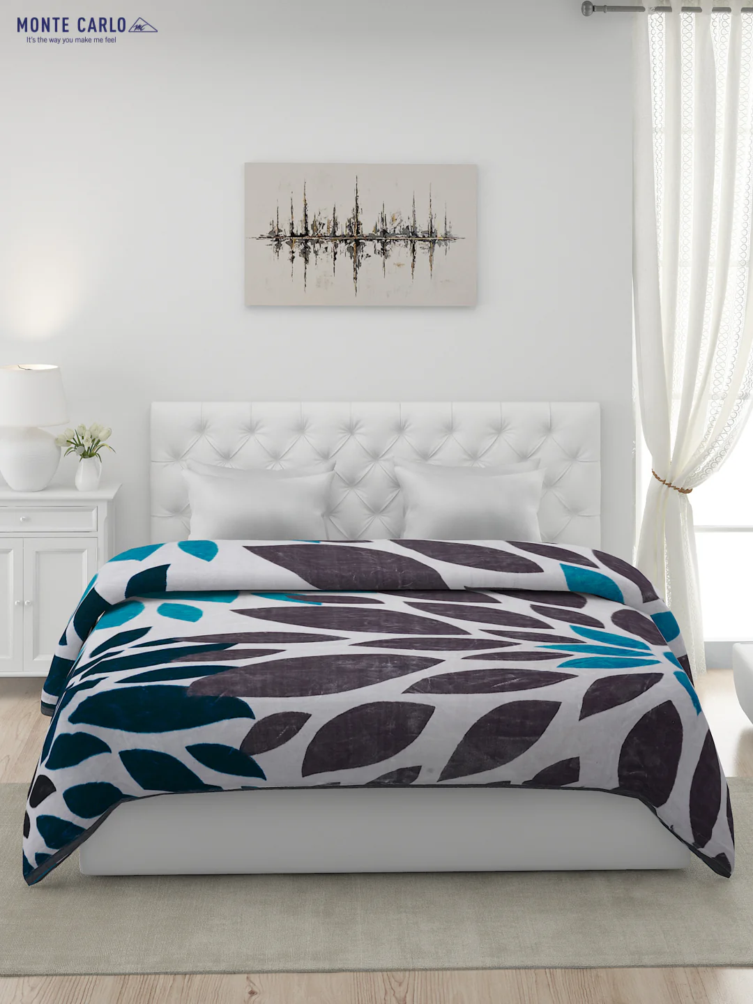 Printed Double Bed Blanket for Heavy Winter -2 Ply - Image 2