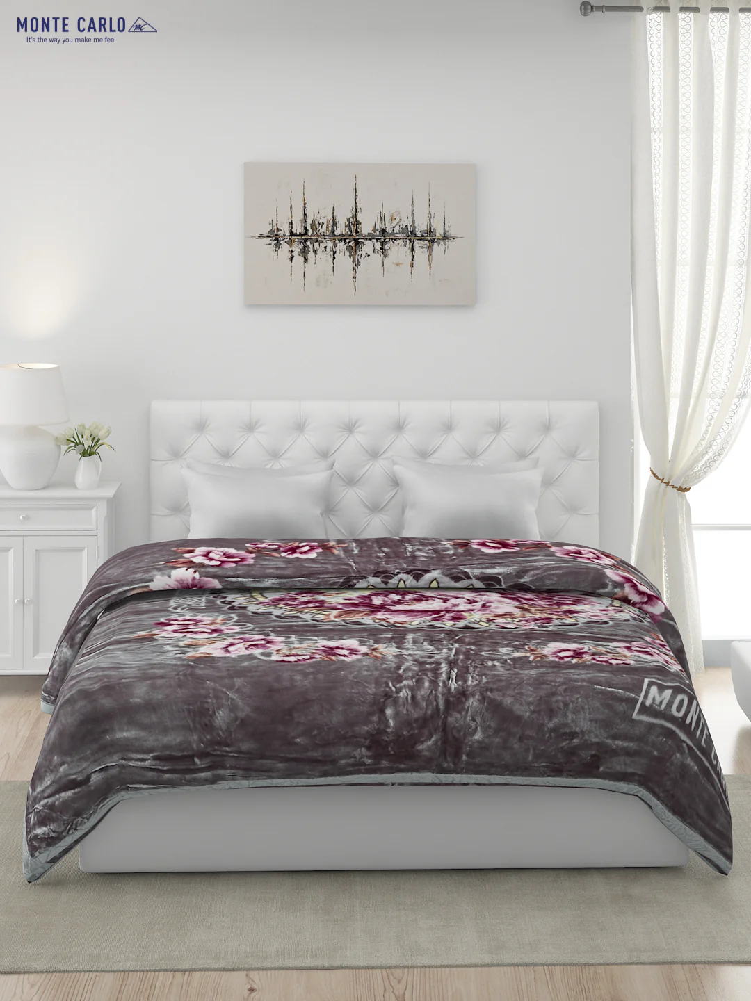 Printed Double Bed Blanket for Heavy Winter -2 Ply - Image 3