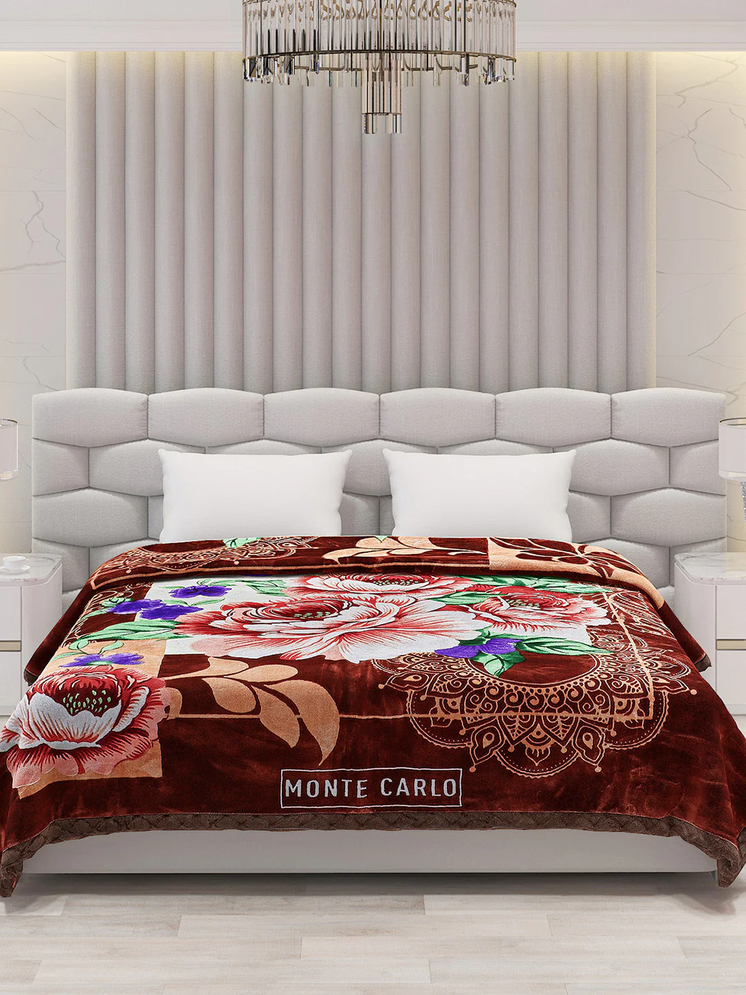 Printed Double Bed Blanket for Heavy Winter -2 Ply - Image 3