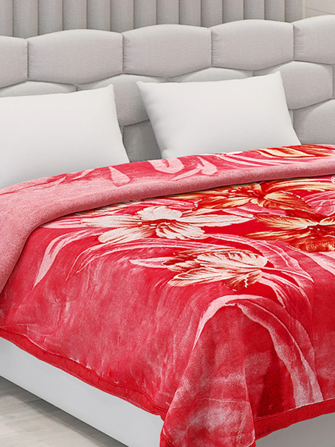 Printed Double Bed Blanket for Heavy Winter -2 Ply - Image 4