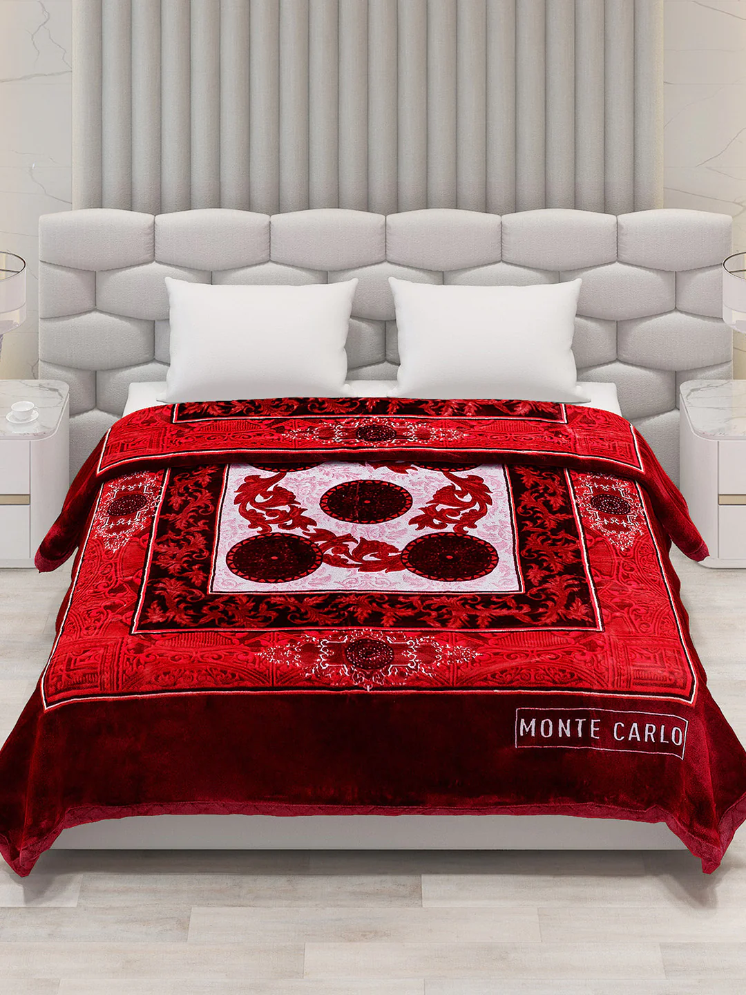 Printed Double Bed Blanket for Heavy Winter -2 Ply - Image 2