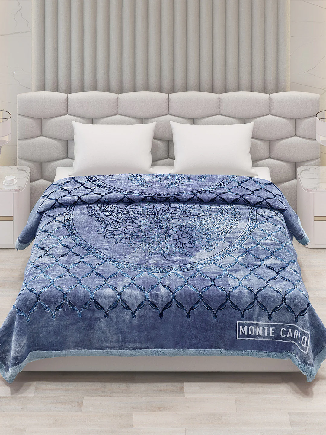 Printed Double Bed Blanket for Heavy Winter -2 Ply - Image 2