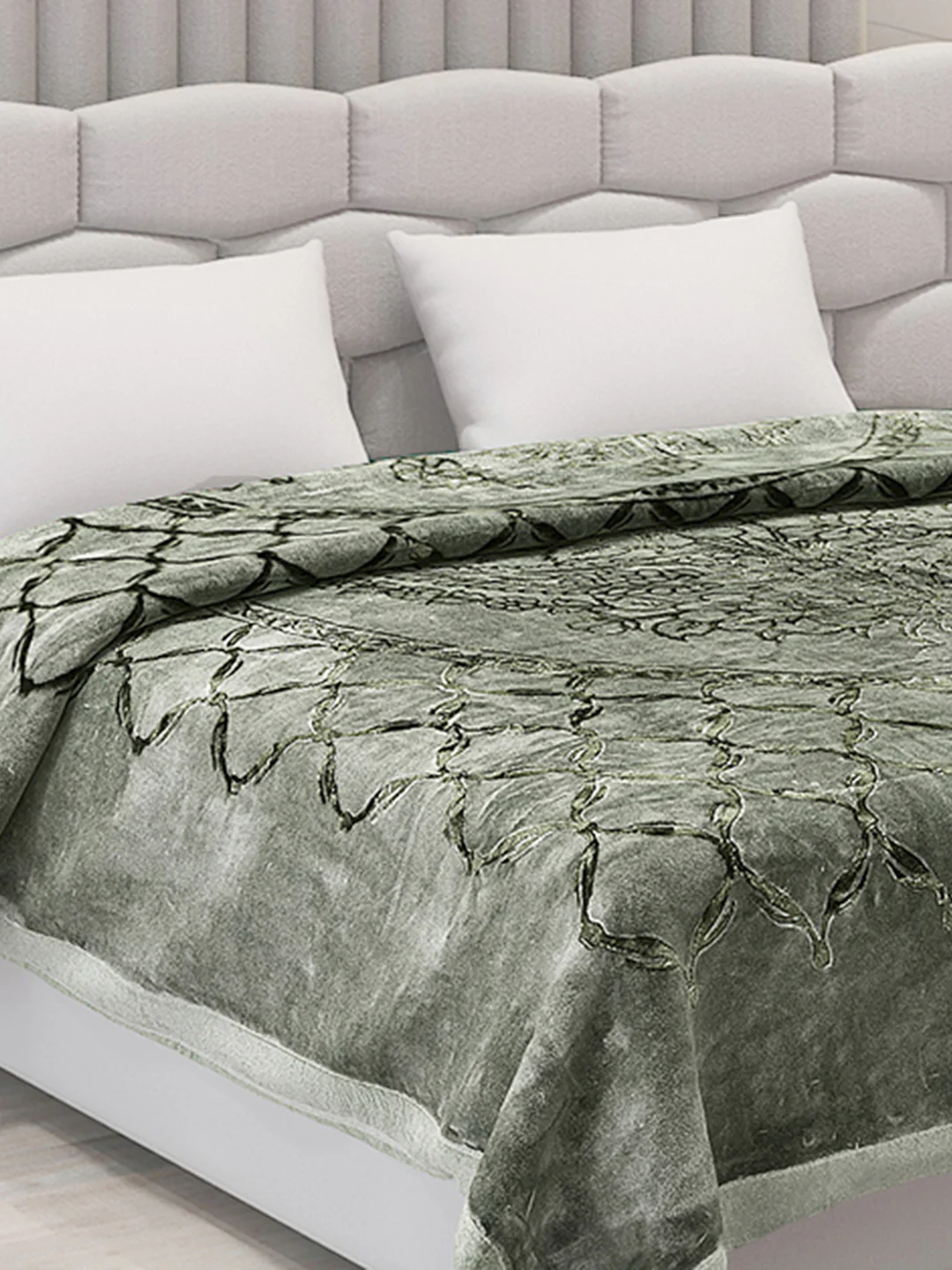 Printed Double Bed Blanket for Heavy Winter -2 Ply - Image 4