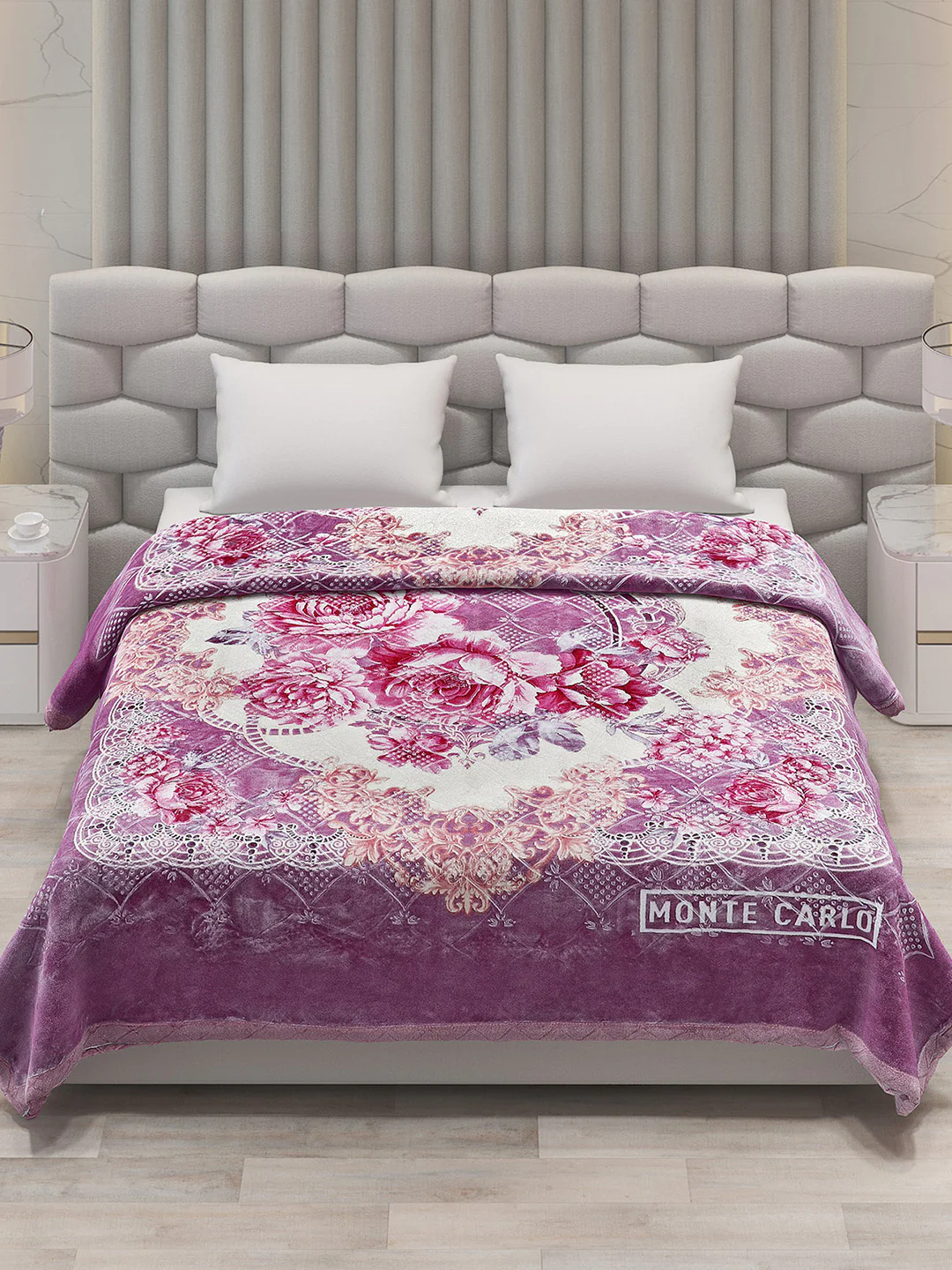Printed Double Bed Blanket for Heavy Winter -2 Ply - Image 2