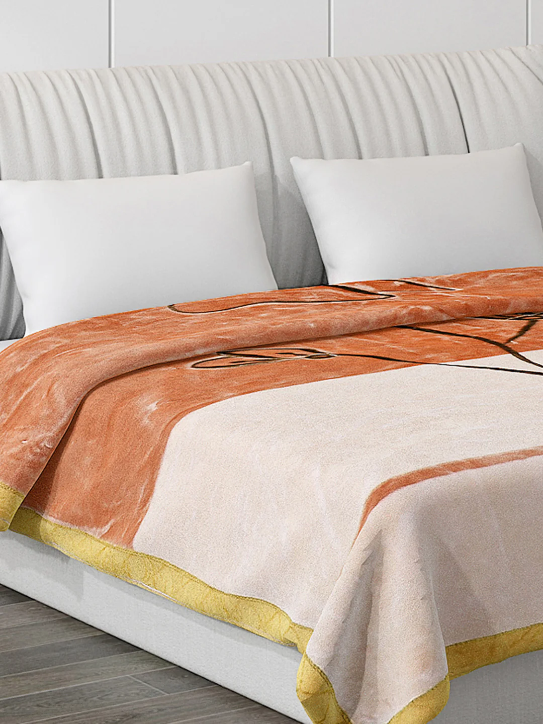 Printed Single Bed Blanket for Heavy Winter -2 Ply - Image 4