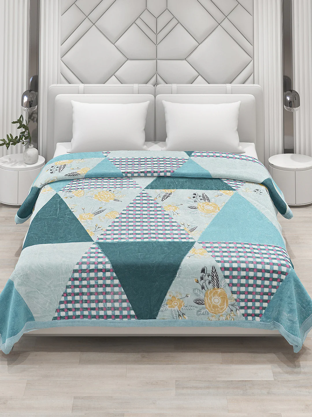 Printed Double Bed Blanket for Heavy Winter -2 Ply - Image 2