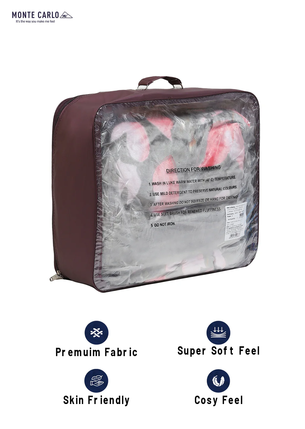 Printed Double Bed Blanket for Heavy Winter -2 Ply - Image 8