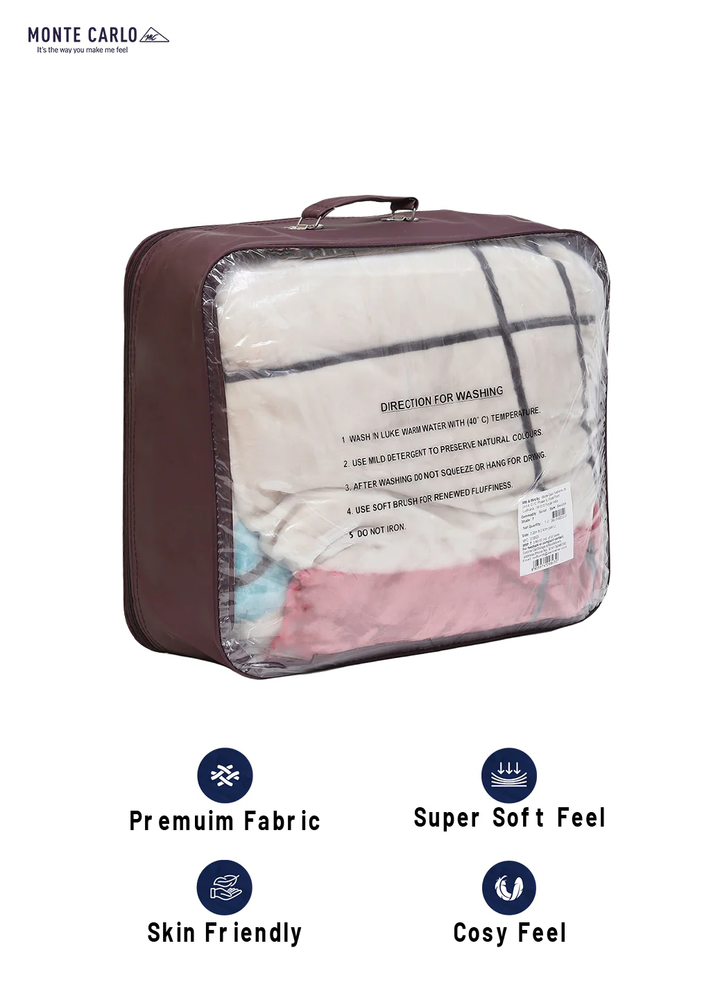 Printed Double Bed Blanket for Heavy Winter -2 Ply - Image 8