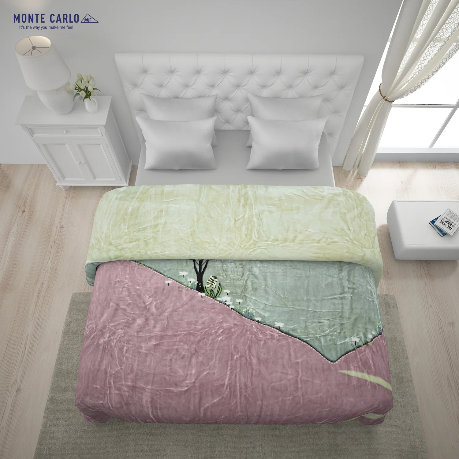 Printed Double Bed Blanket for Heavy Winter -2 Ply - Image 3