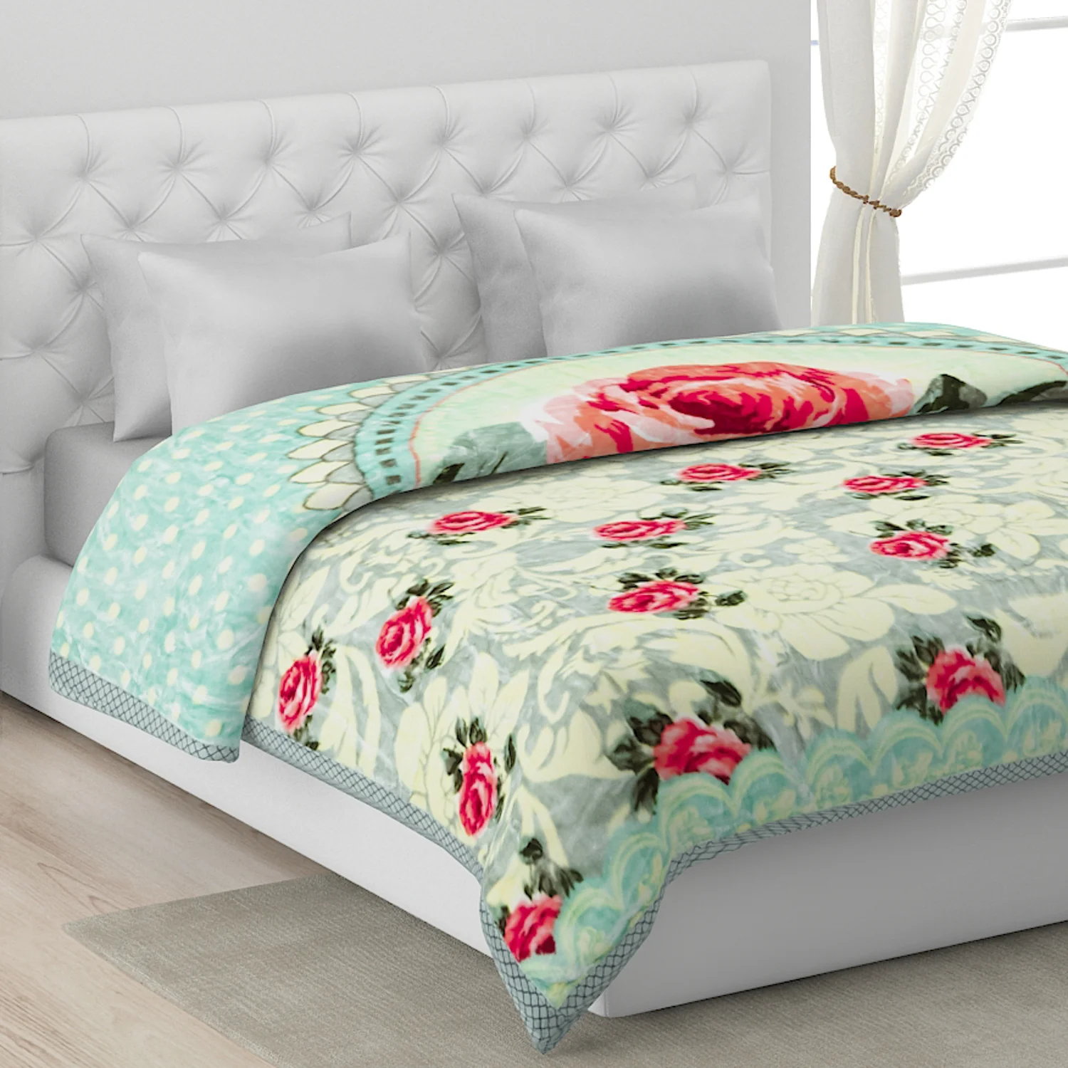 Printed Double Bed Blanket for Heavy Winter -2 Ply - Image 9