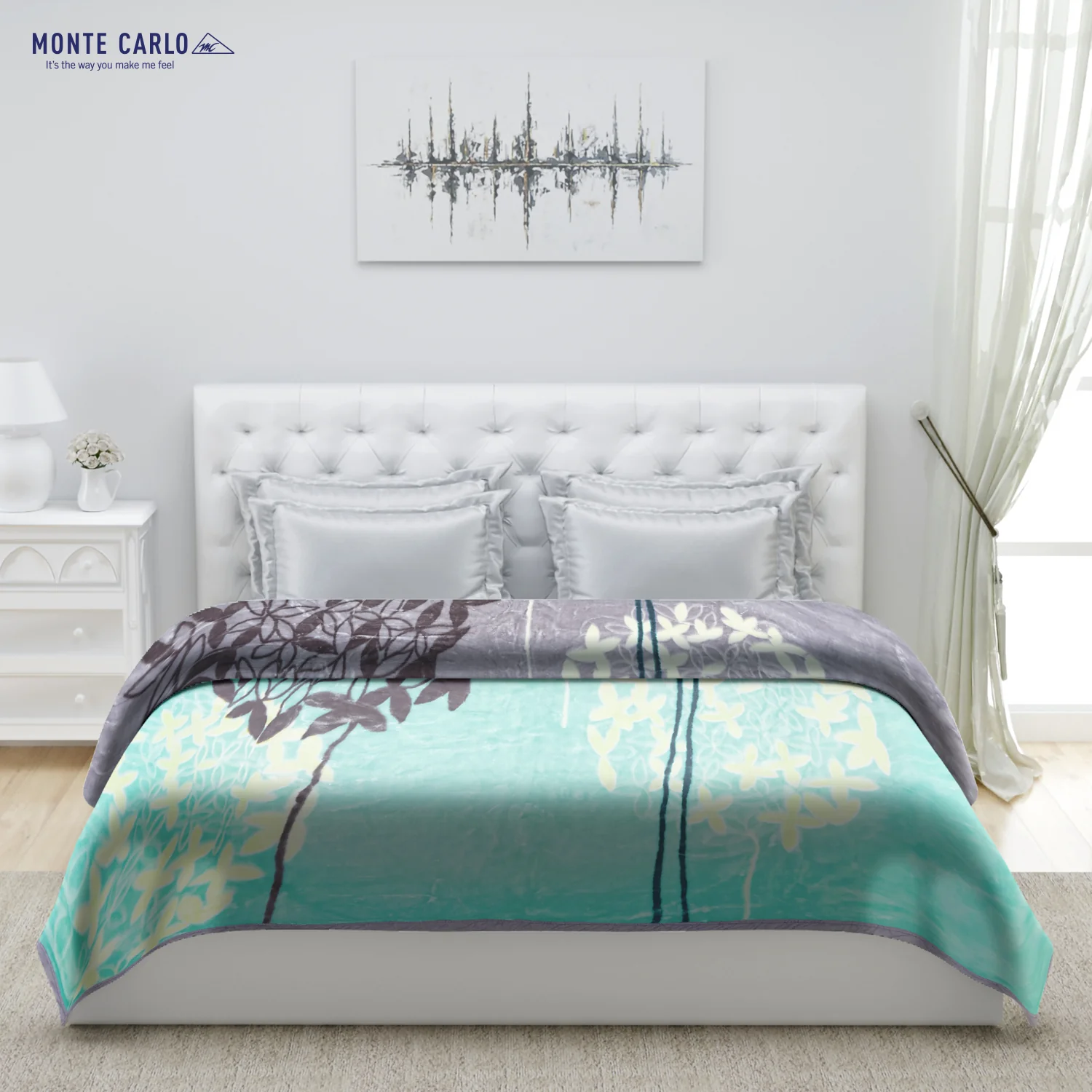 Printed Double Bed Blanket for Heavy Winter -2 Ply - Image 3