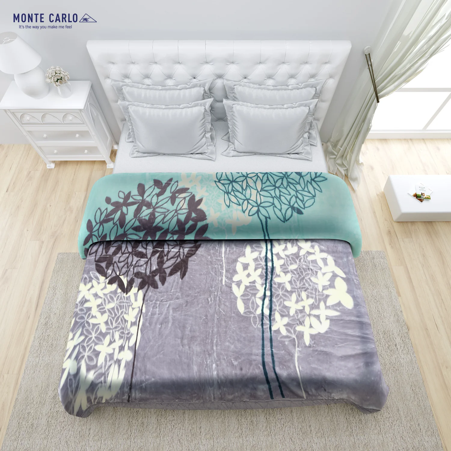 Printed Double Bed Blanket for Heavy Winter -2 Ply - Image 4