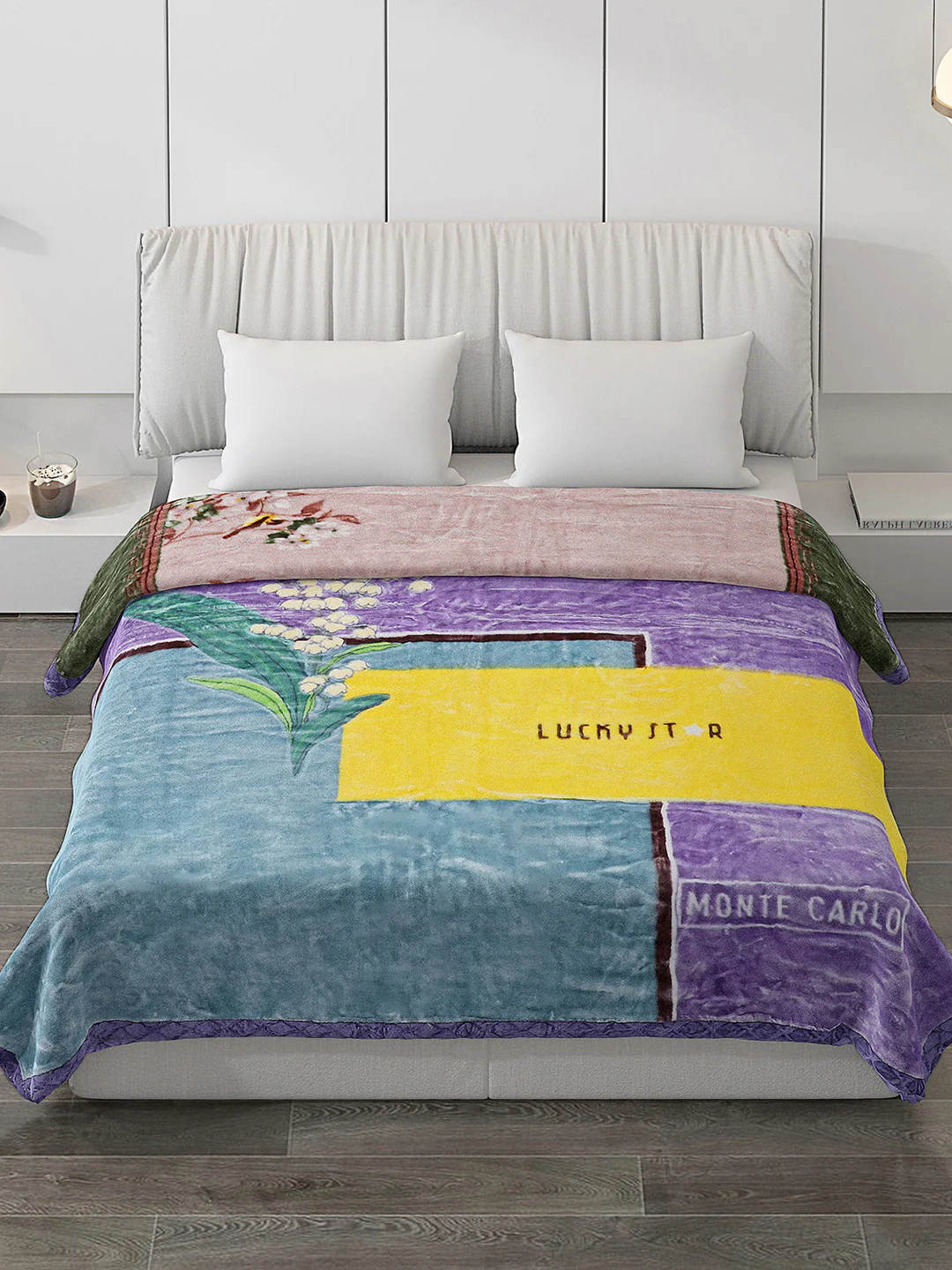 Printed Double Bed Blanket for Heavy Winter -2 Ply - Image 4