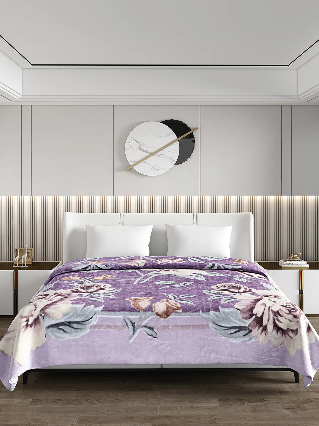 Printed Double Bed Blanket for Heavy Winter -2 Ply - Image 2