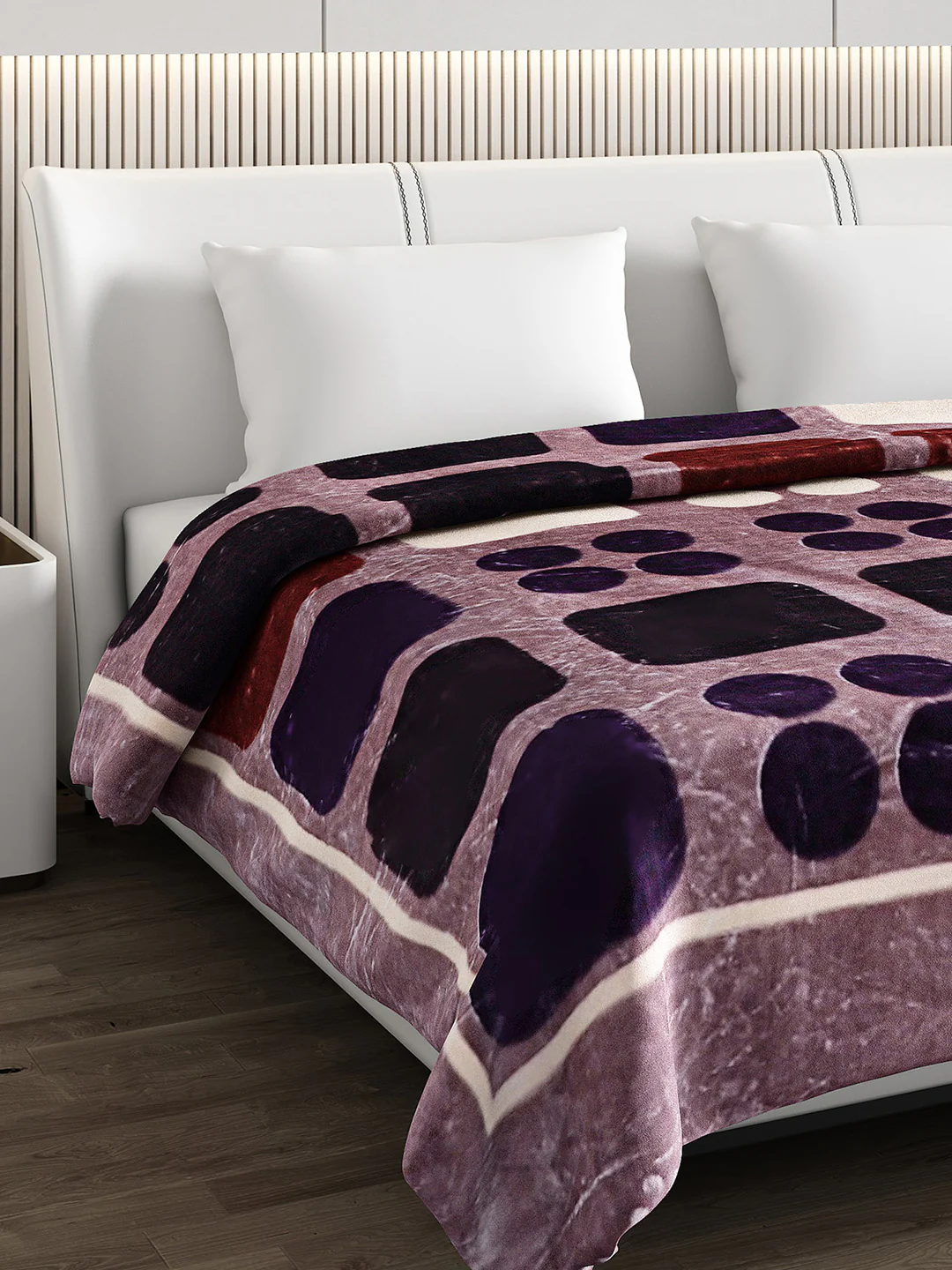 Printed Double Bed Blanket for Heavy Winter -2 Ply - Image 4